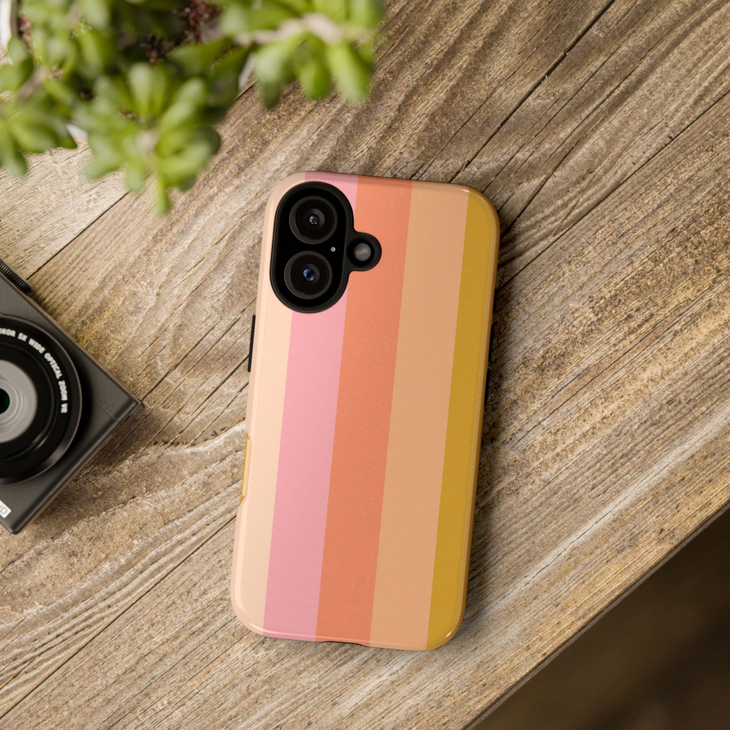 Boho Autumn Stripes - iPhone Case