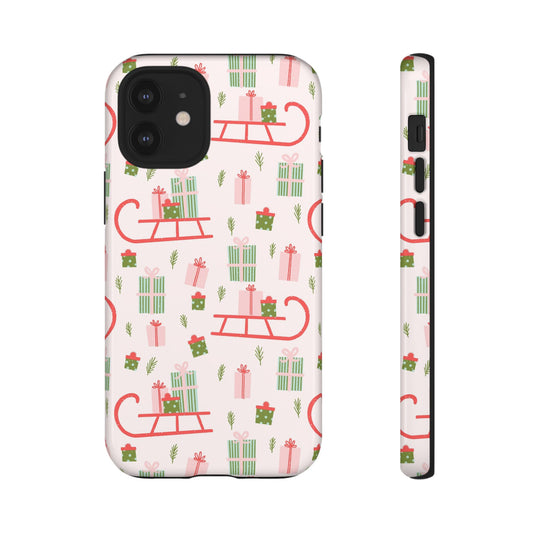 Christmas Gift Sled - iPhone Case