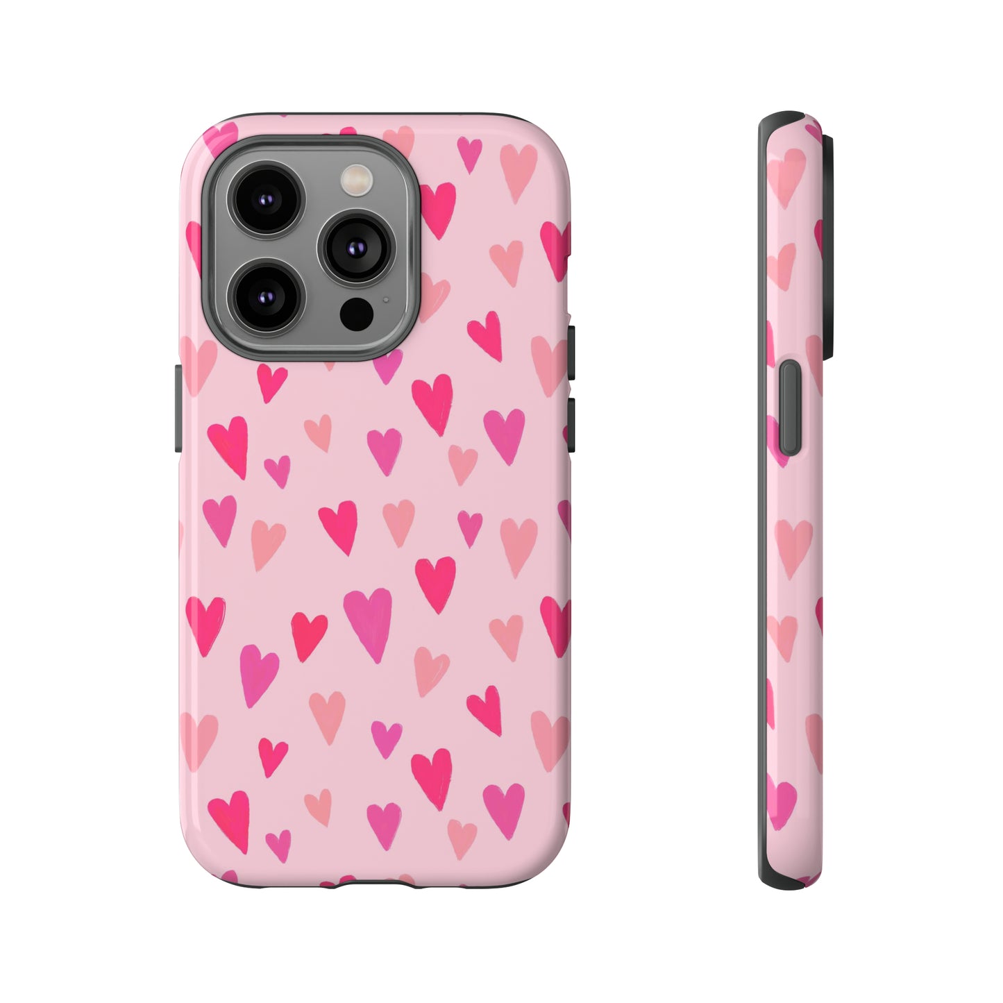 Pink Hearts Valentine iPhone Case