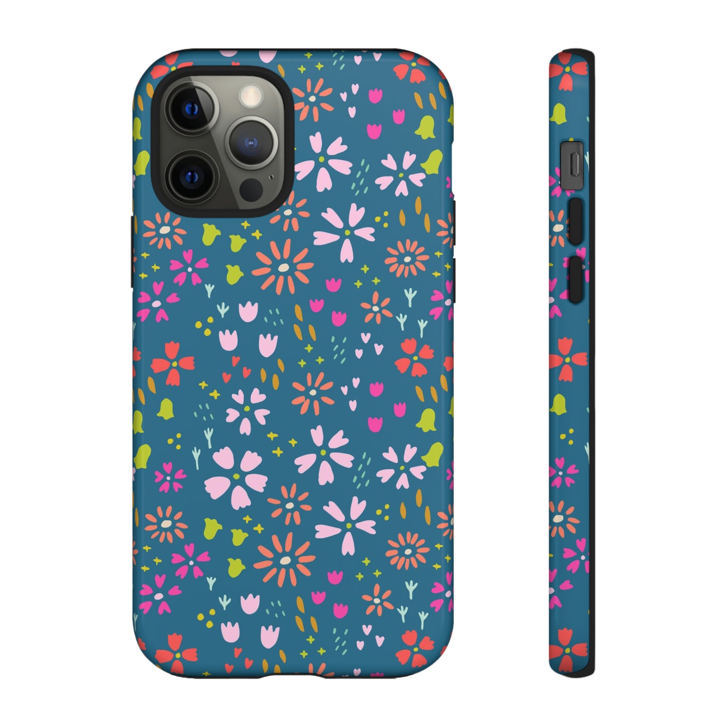 Blue Spring Florals - iPhone Case