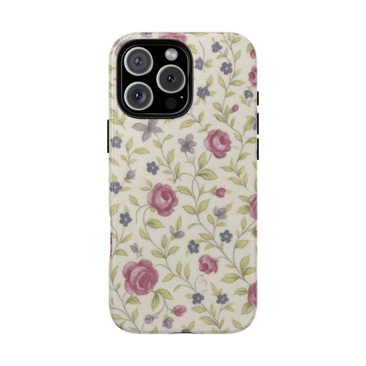 Too Sweet Porcelain Vintage Florals - iPhone Case