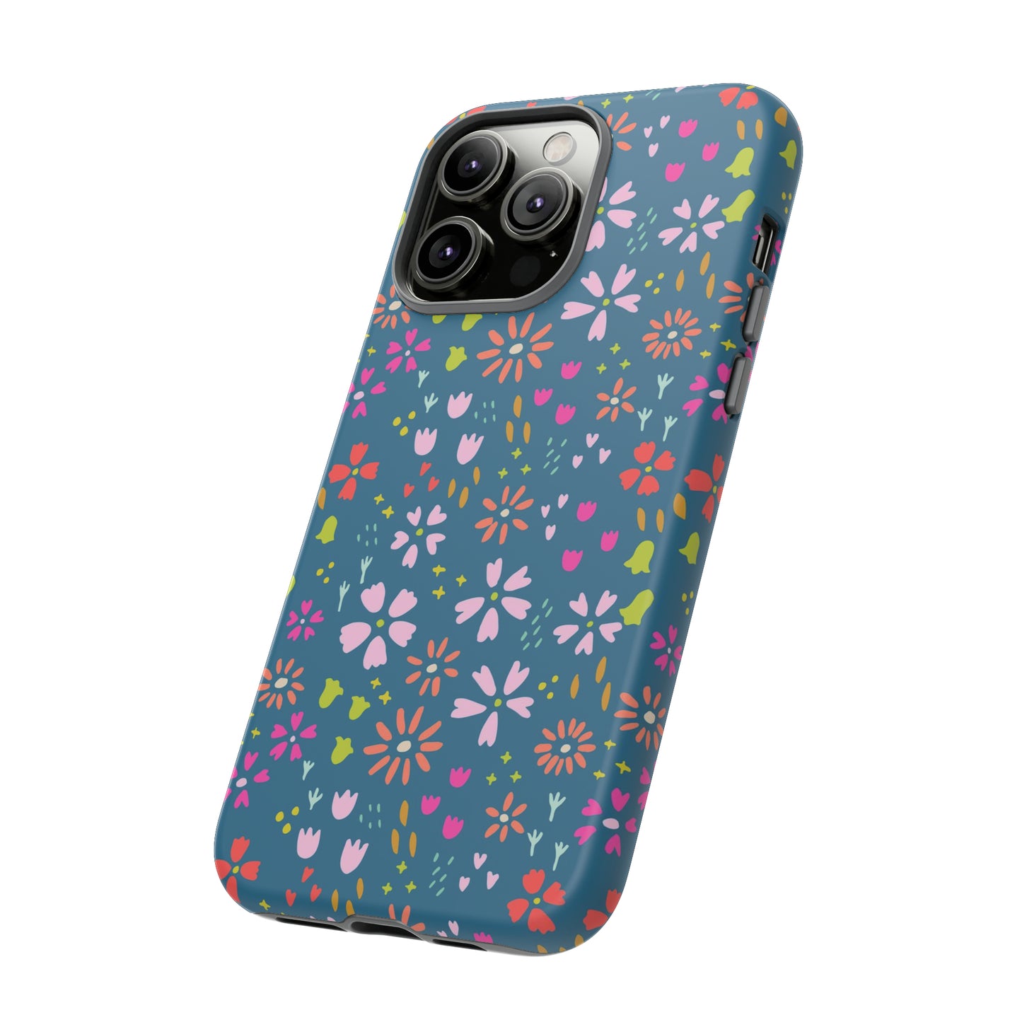 Blue Spring Florals - iPhone Case