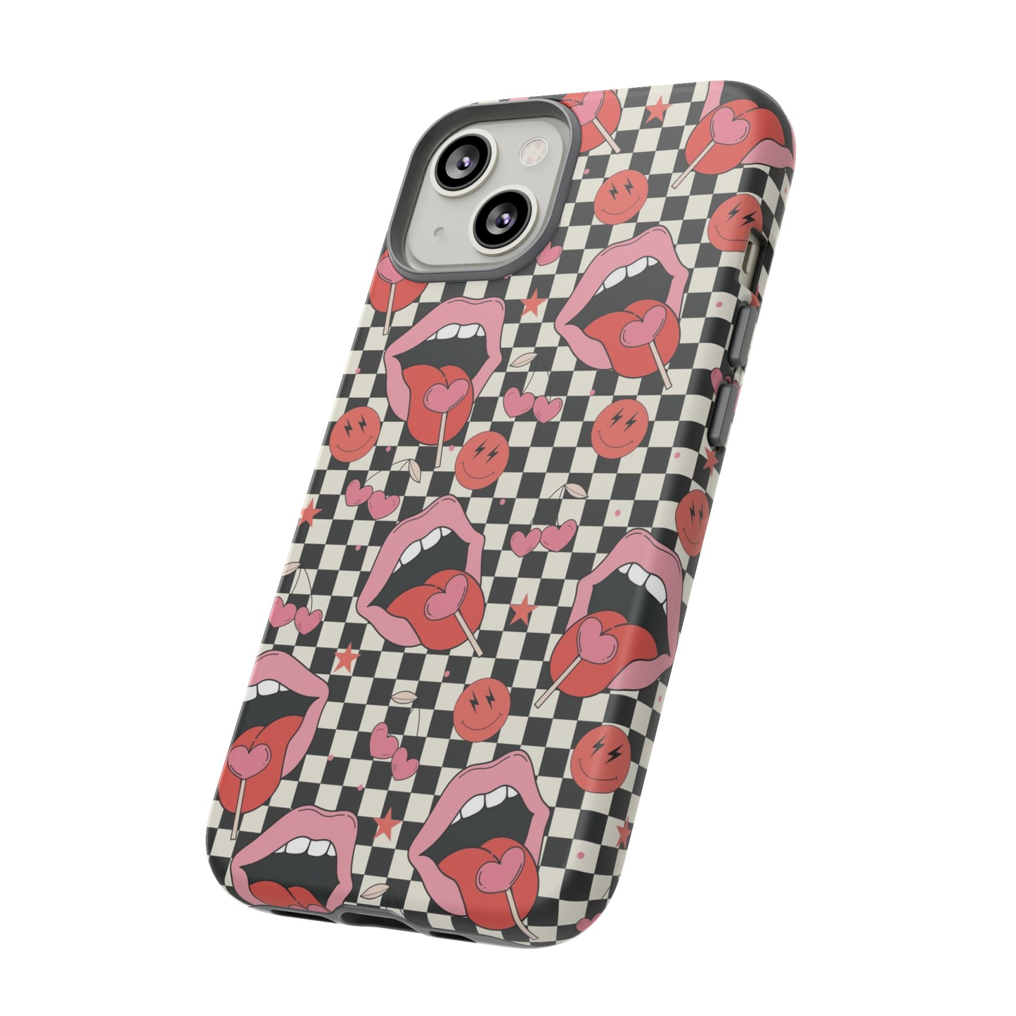 Retro Lips Smile - iPhone Case