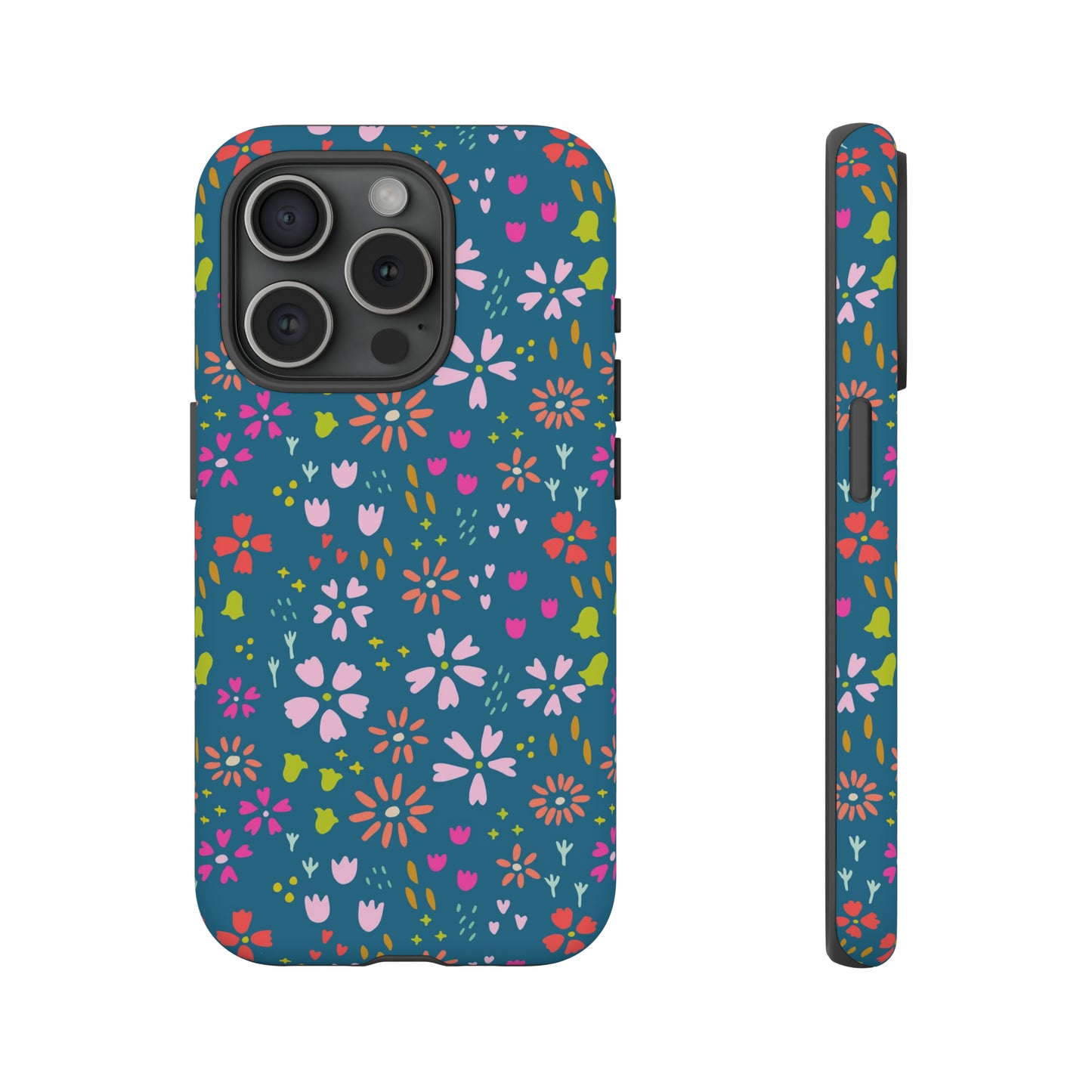 Blue Spring Florals - iPhone Case