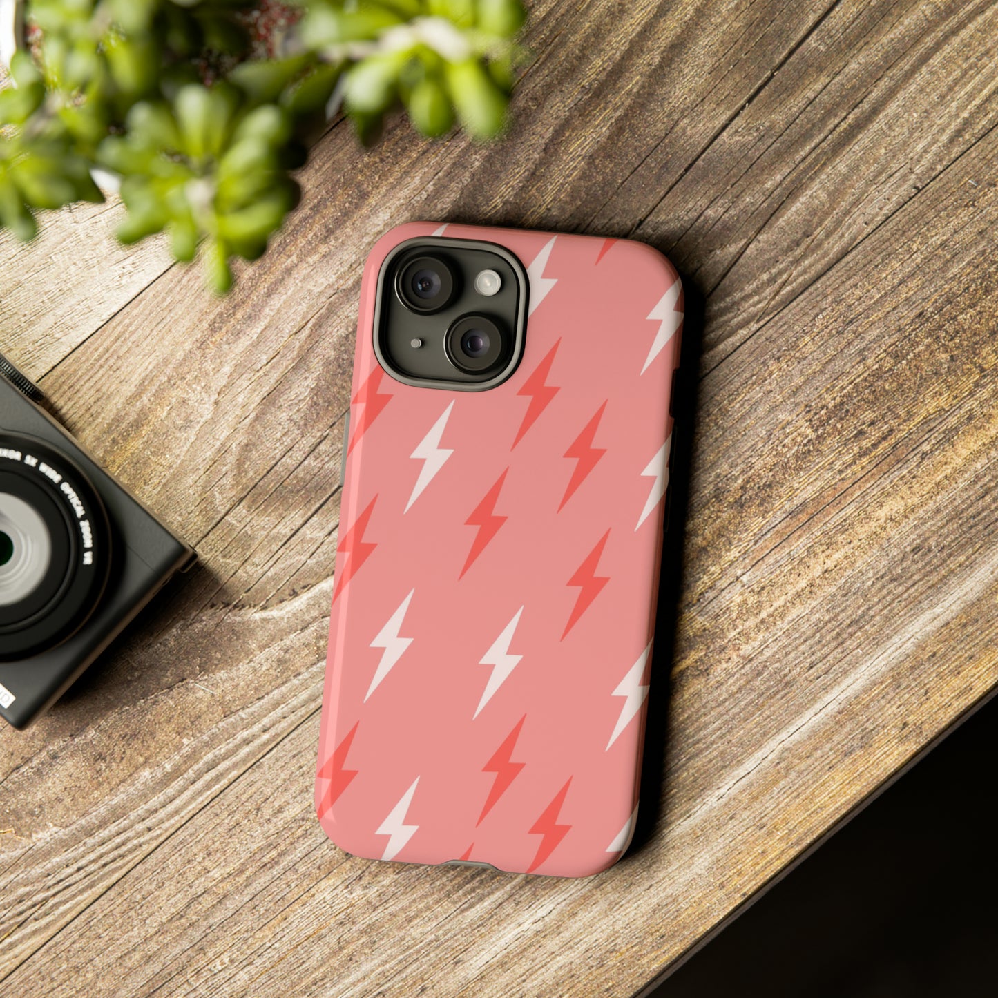 Pink Lightning - iPhone Case