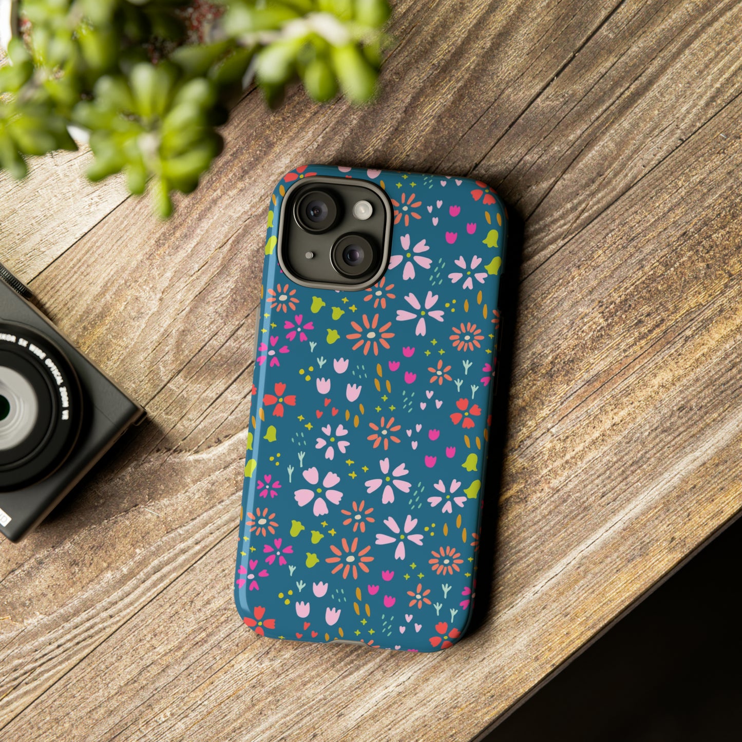 Blue Spring Florals - iPhone Case