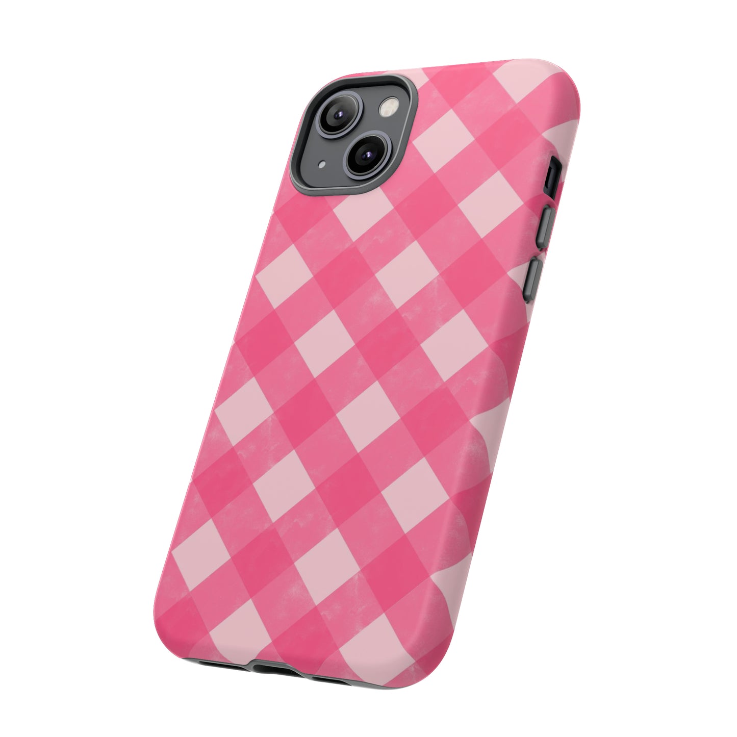 Pink Gingham iPhone Case