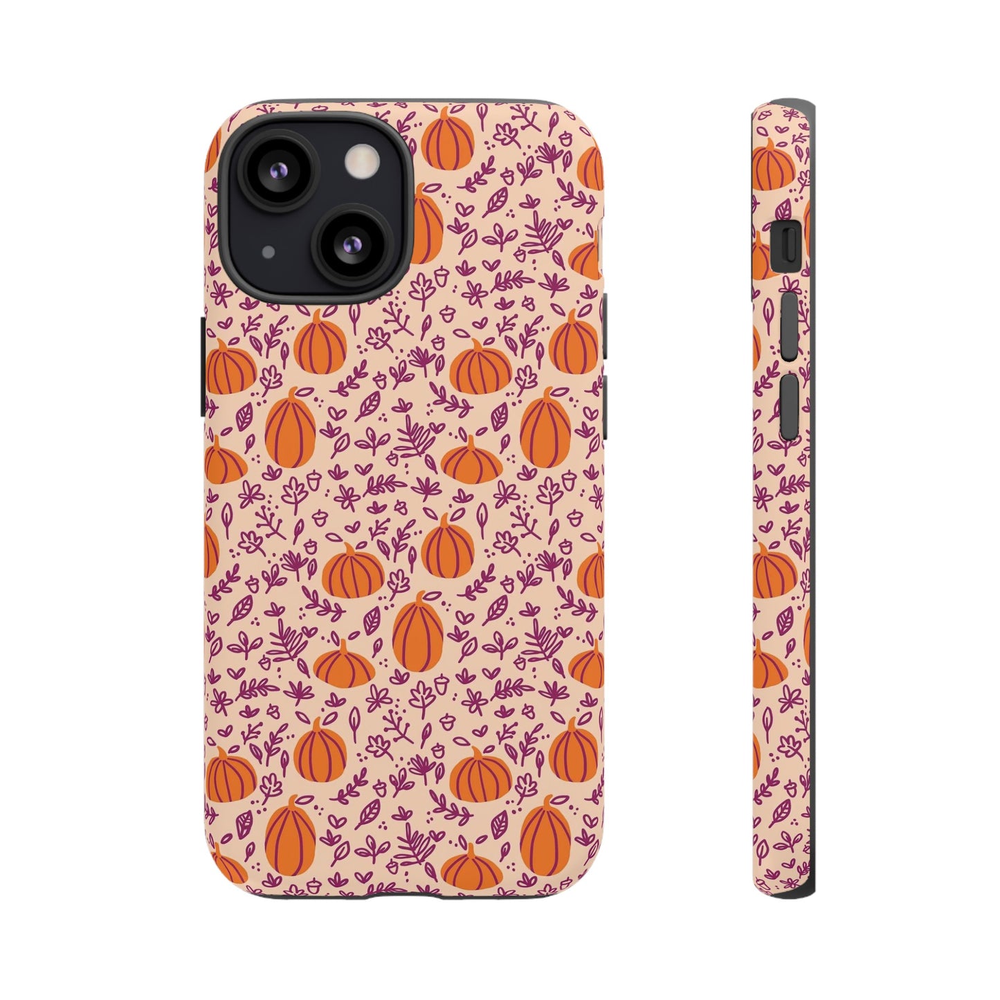 Pumpkin and Doodles Florals - iPhone Case