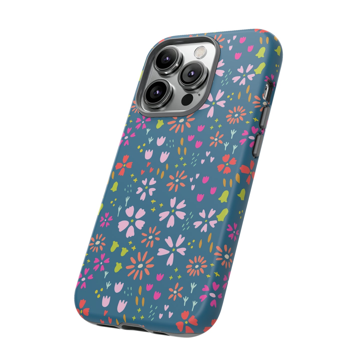 Blue Spring Florals - iPhone Case