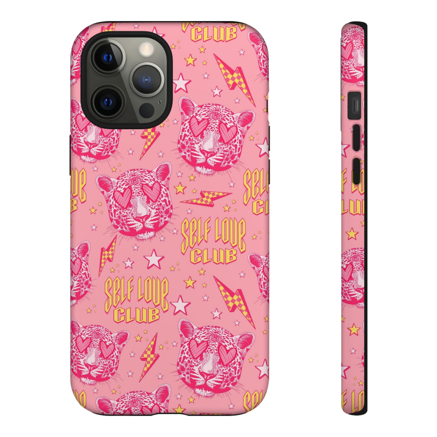 Self Love Club Tiger - Pink iPhone Case