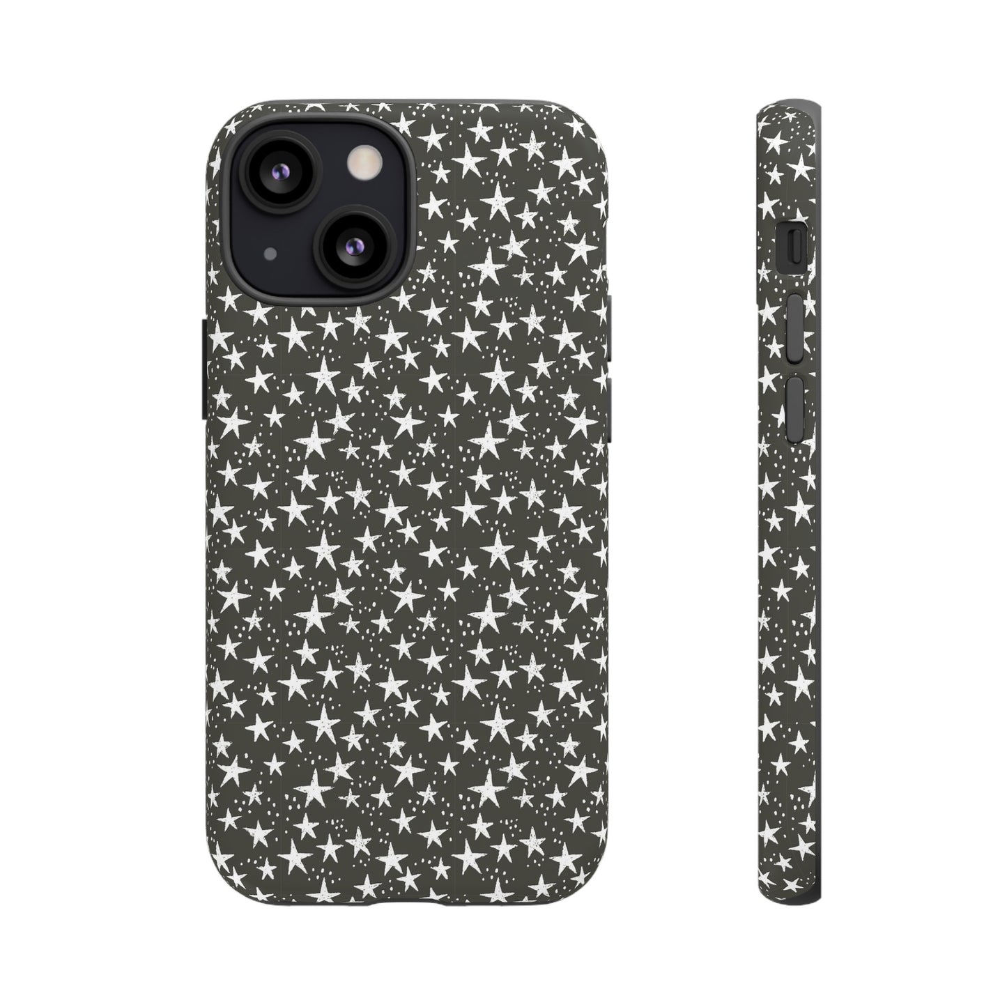 Halloween Stars Black - iPhone Case