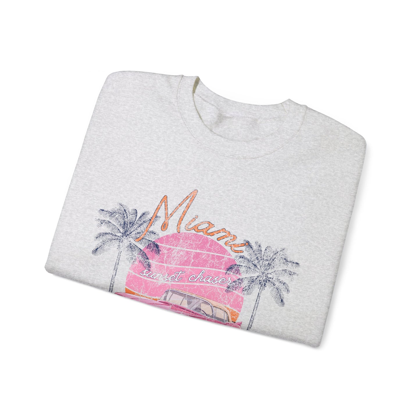 Miami Florida Car - Cute Retro Sweatshirt