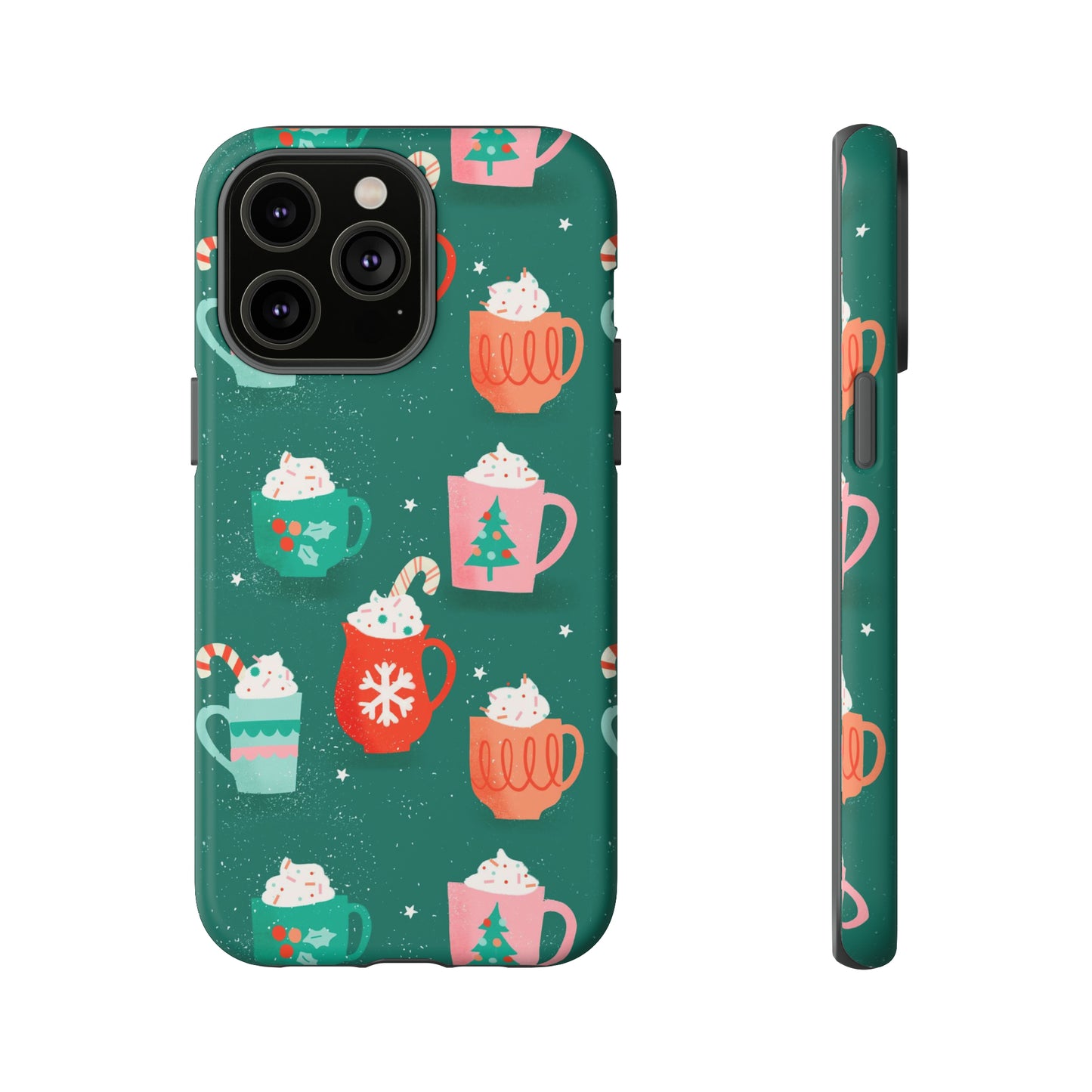 Christmas Coffee Cups - iPhone Case