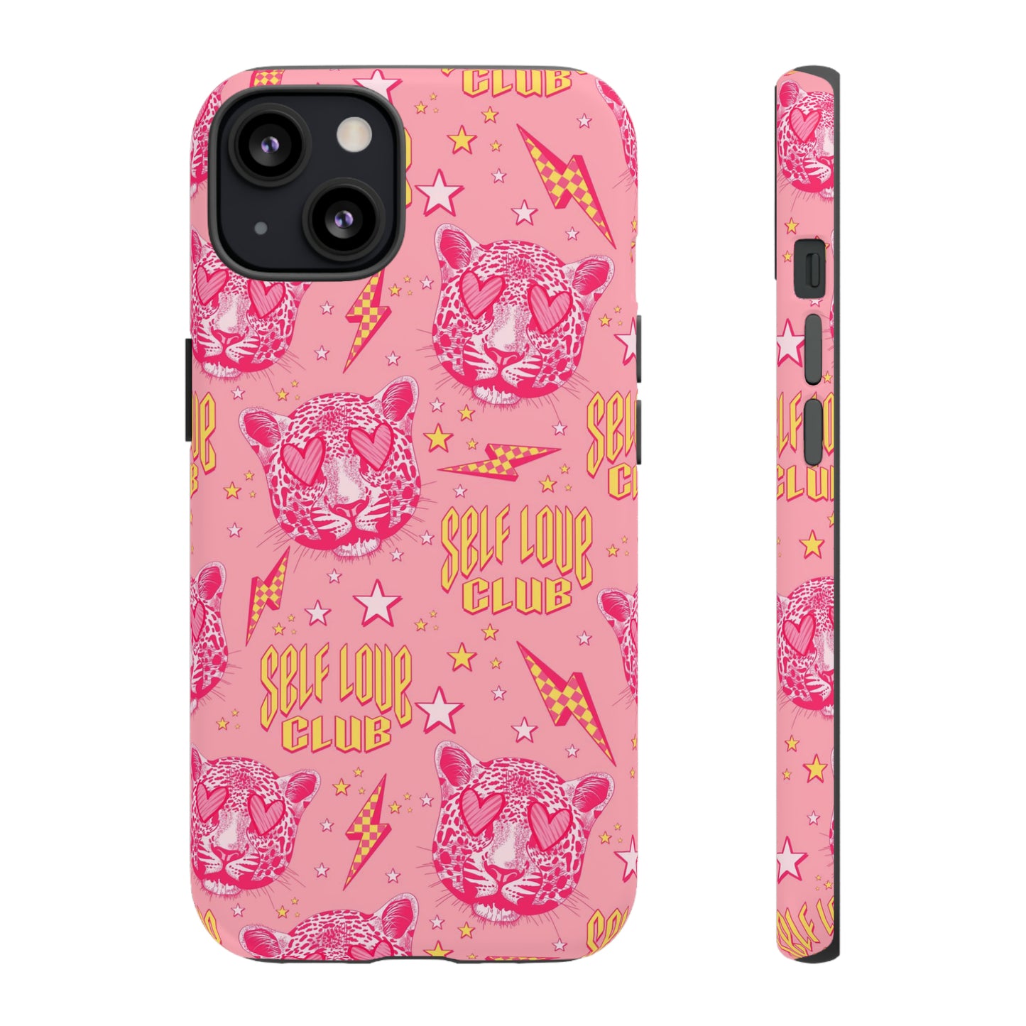 Self Love Club Tiger - Pink iPhone Case