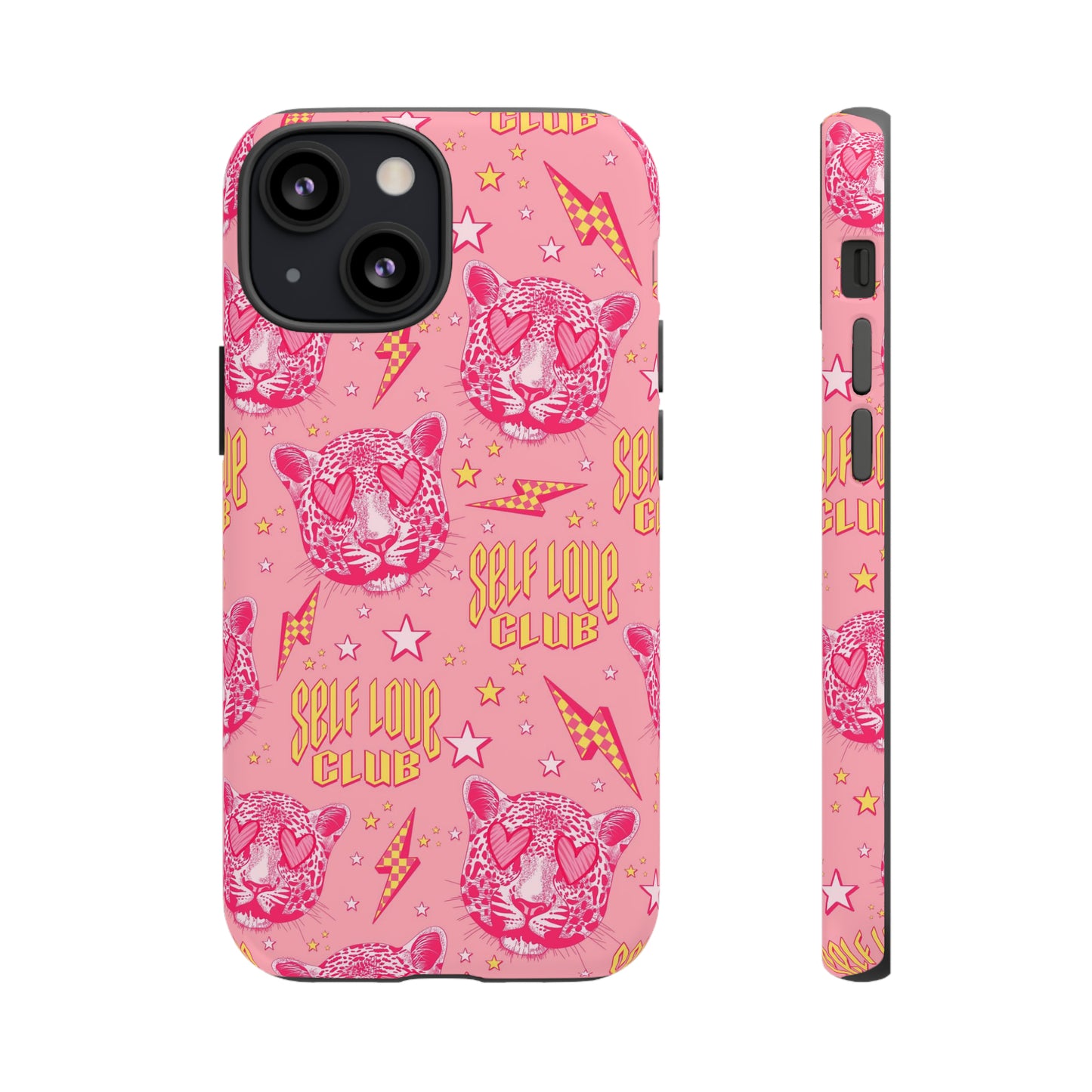 Self Love Club Tiger - Pink iPhone Case