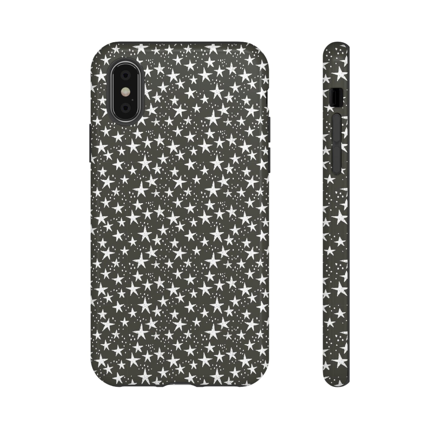 Halloween Stars Black - iPhone Case