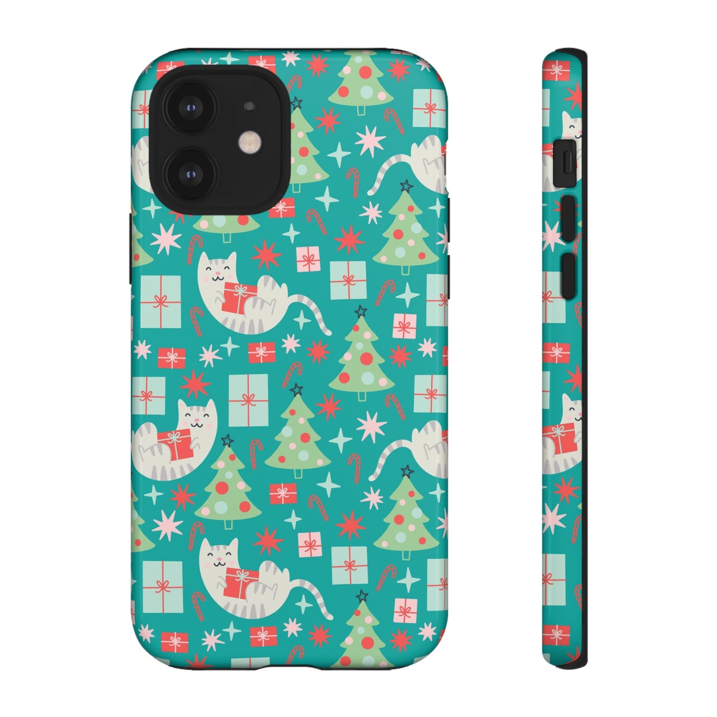 Cats With Christmas Gifts - iPhone Case