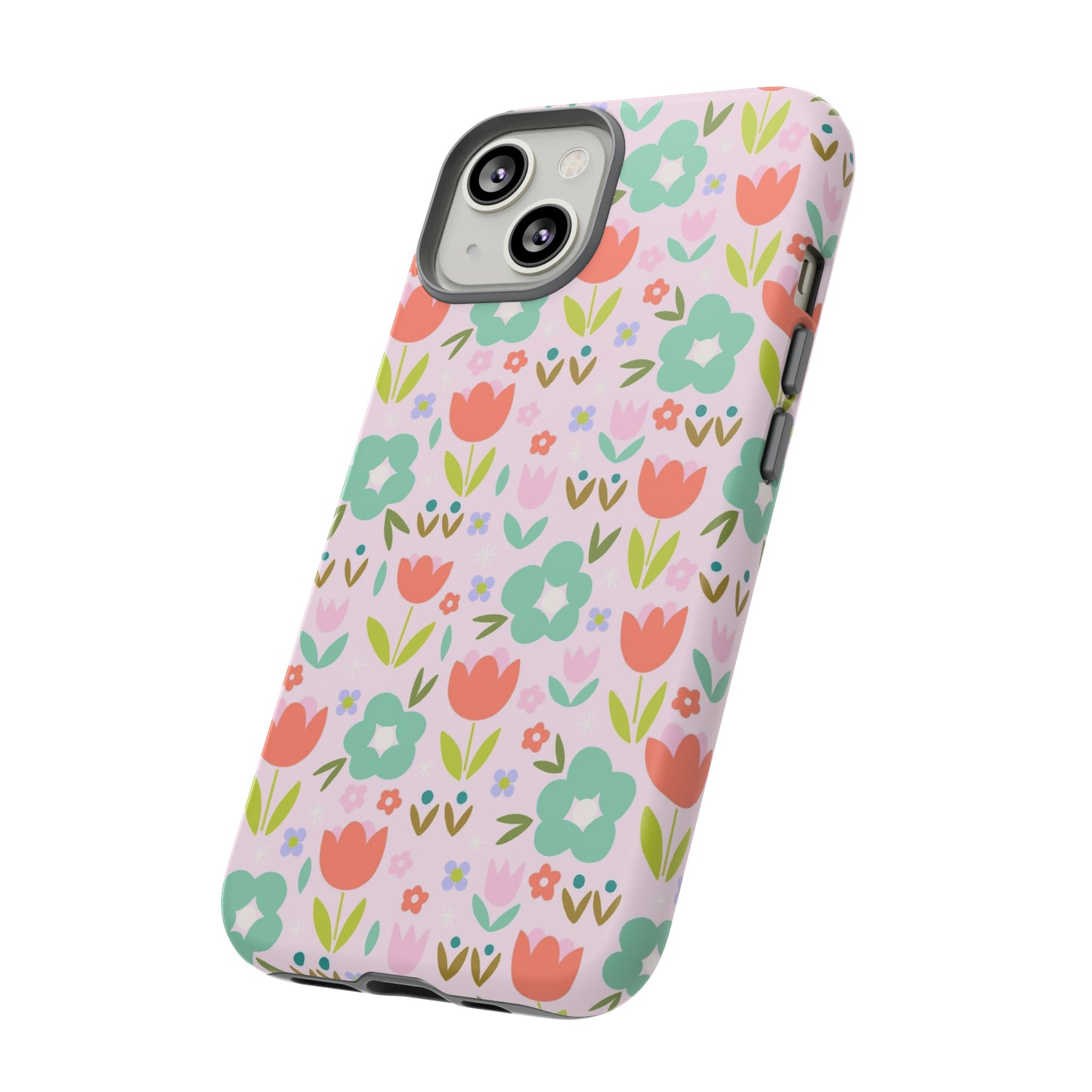 Mod Pink Flowers - iPhone Case