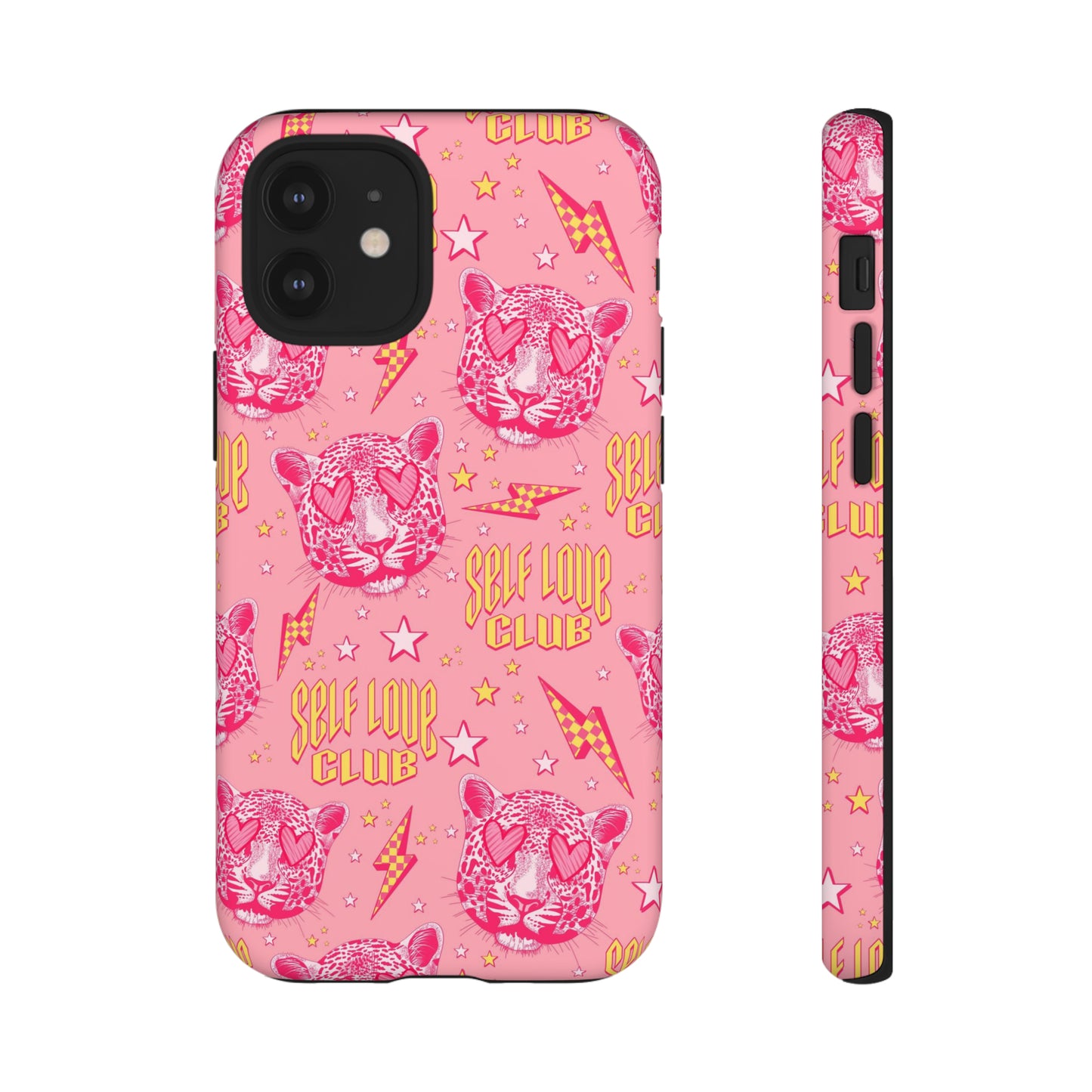 Self Love Club Tiger - Pink iPhone Case