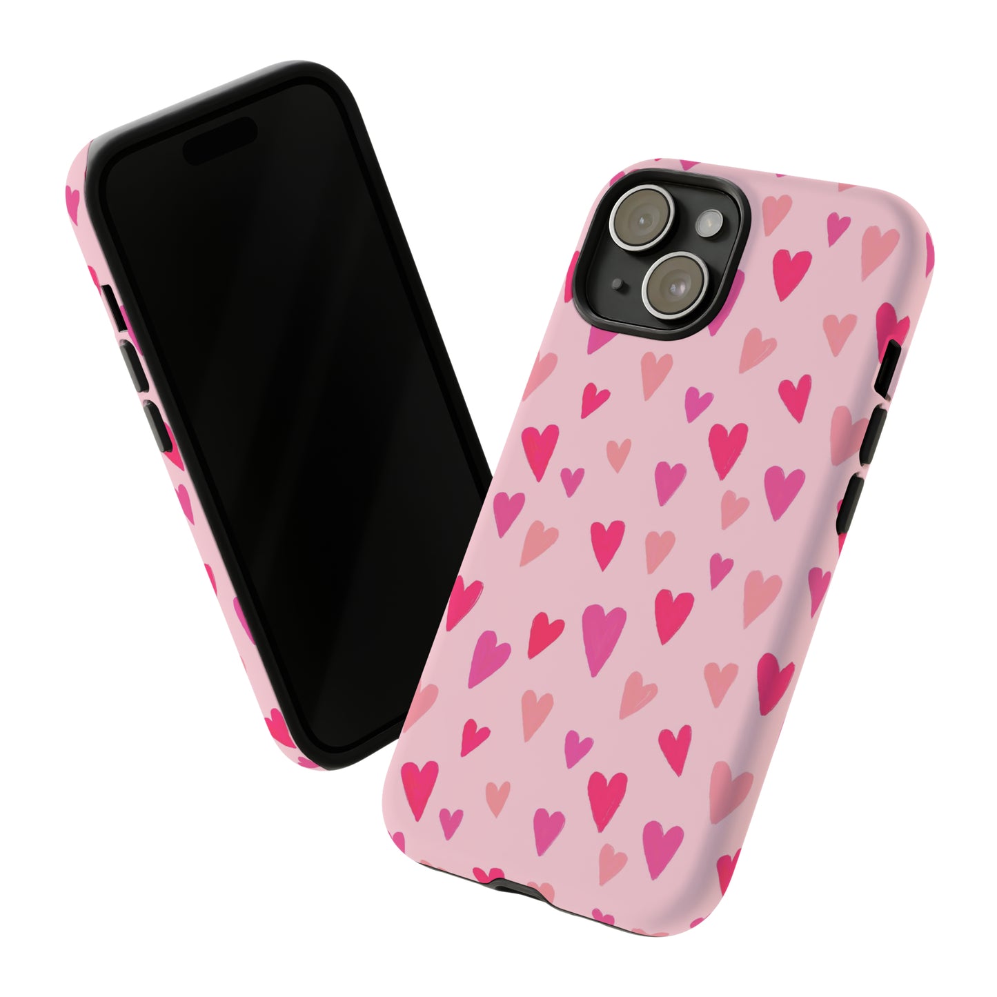 Pink Hearts Valentine iPhone Case