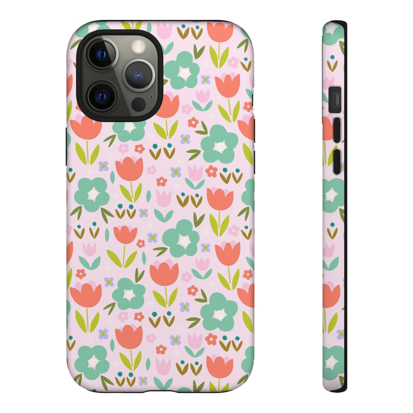 Mod Pink Flowers - iPhone Case