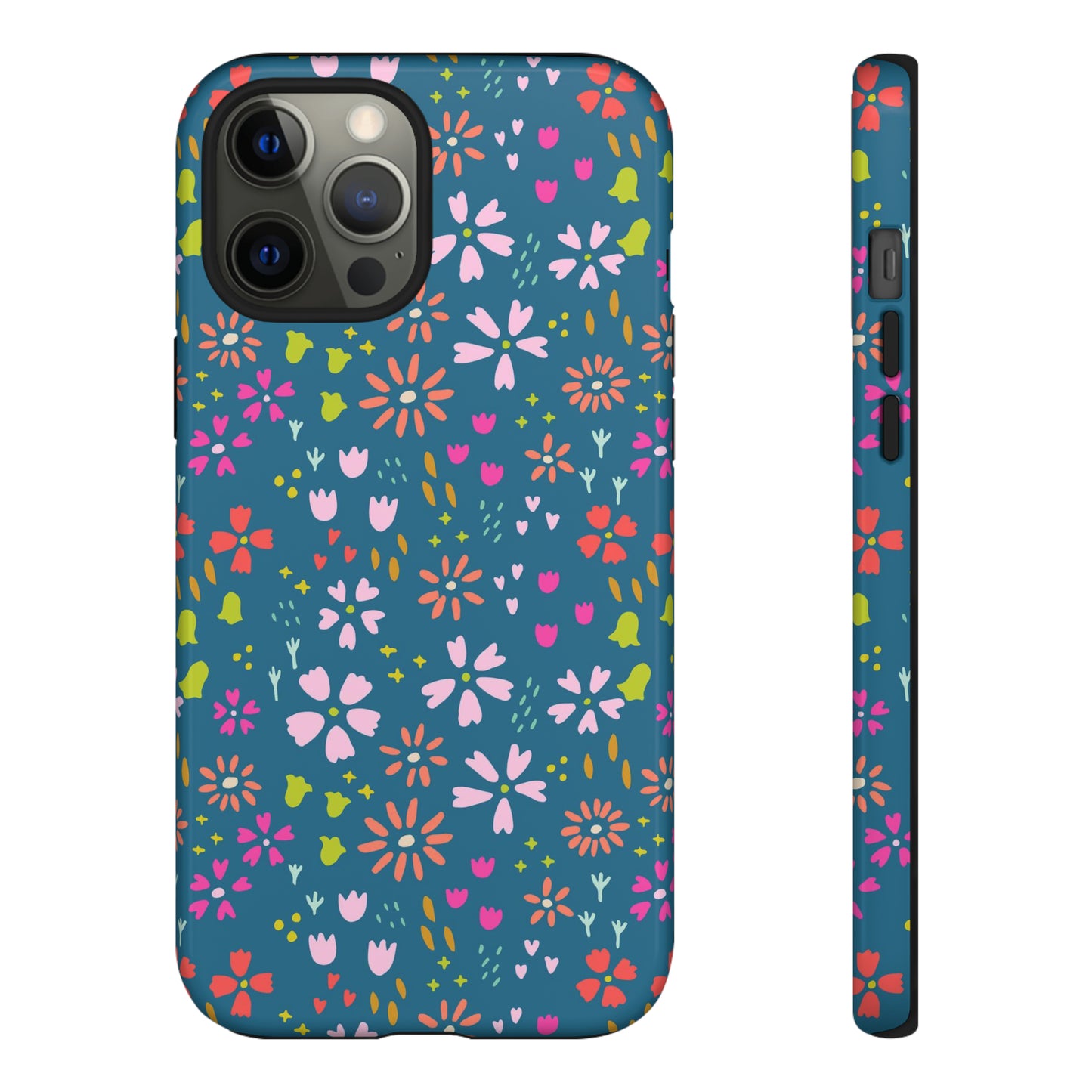 Blue Spring Florals - iPhone Case