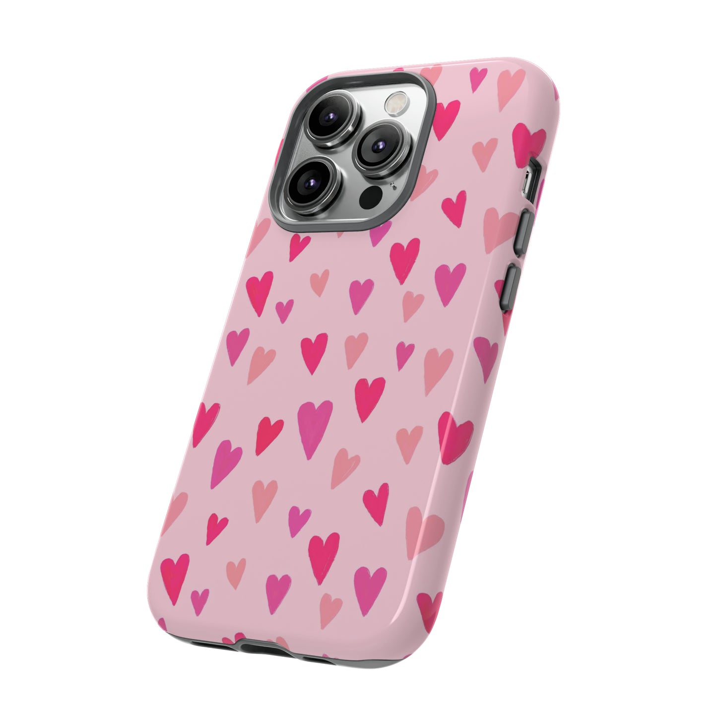 Pink Hearts Valentine iPhone Case