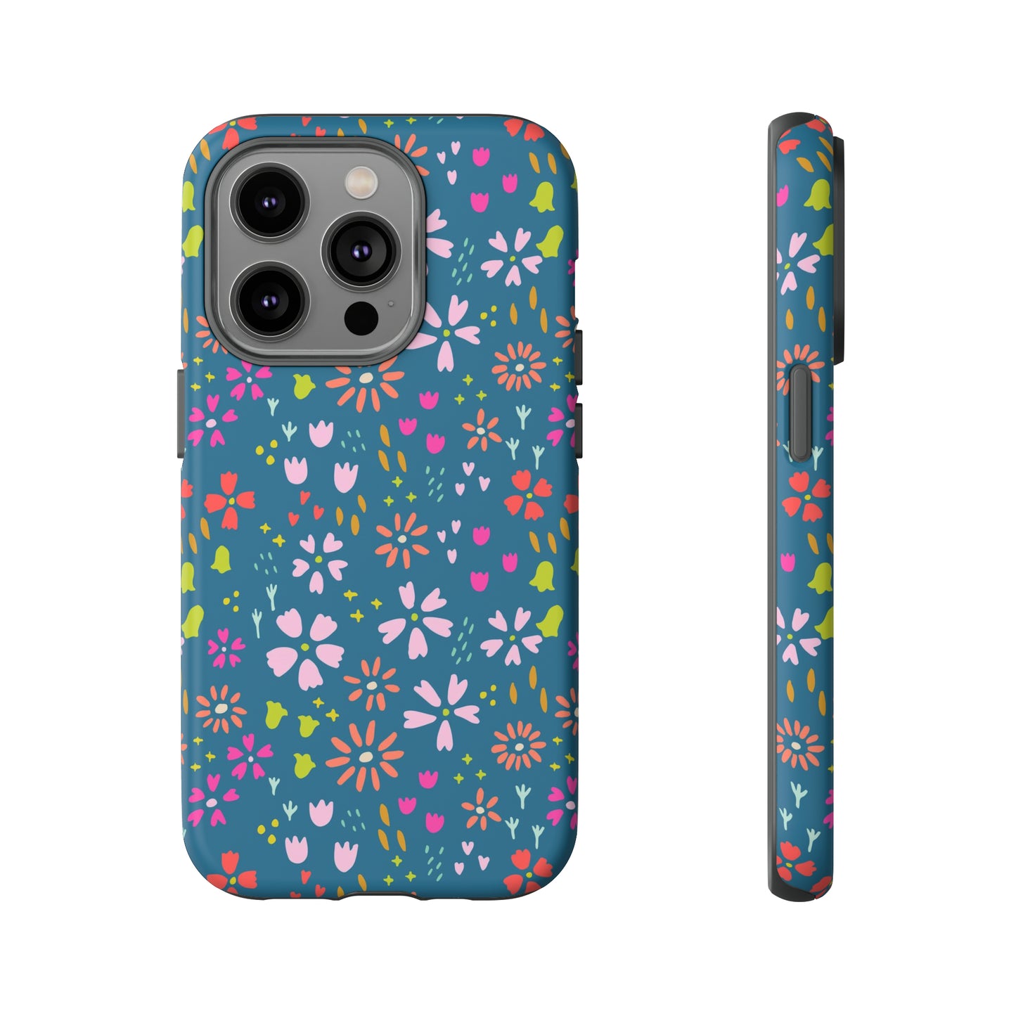 Blue Spring Florals - iPhone Case