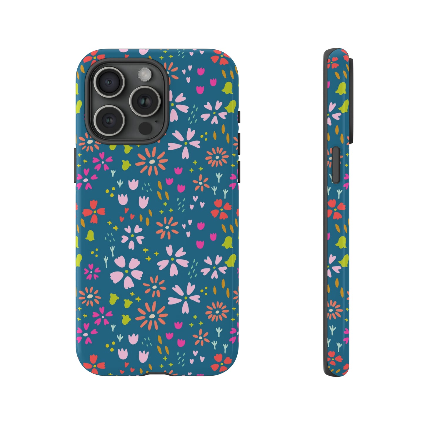 Blue Spring Florals - iPhone Case