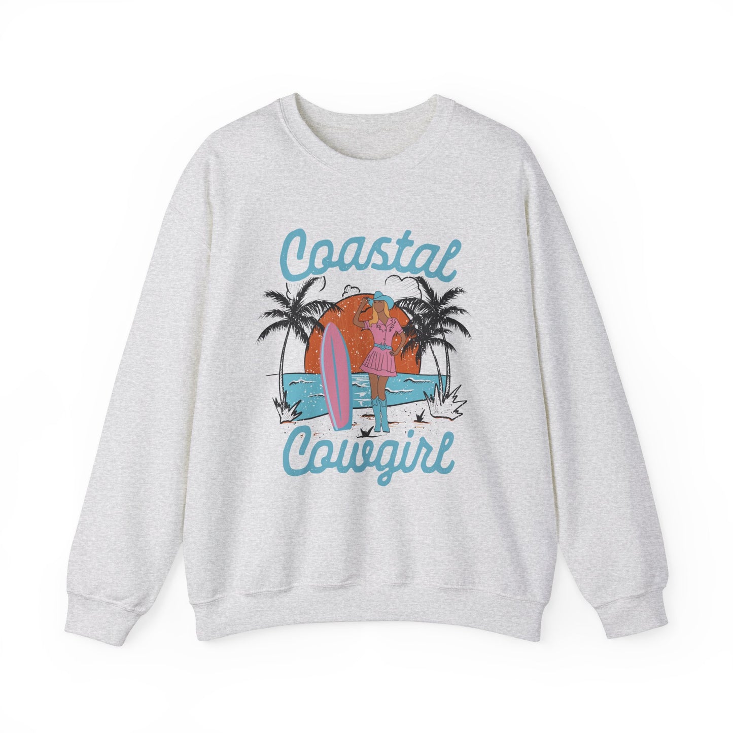 Coastal Cowgirl - Cute Retro Sweatshirt