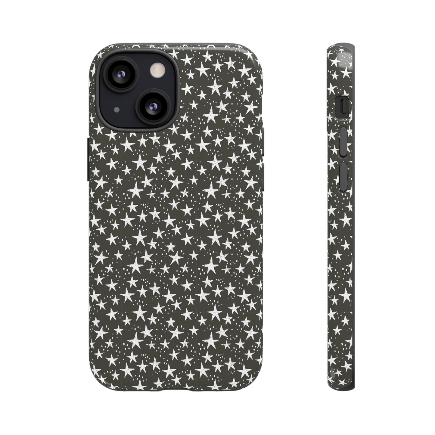 Halloween Stars Black - iPhone Case