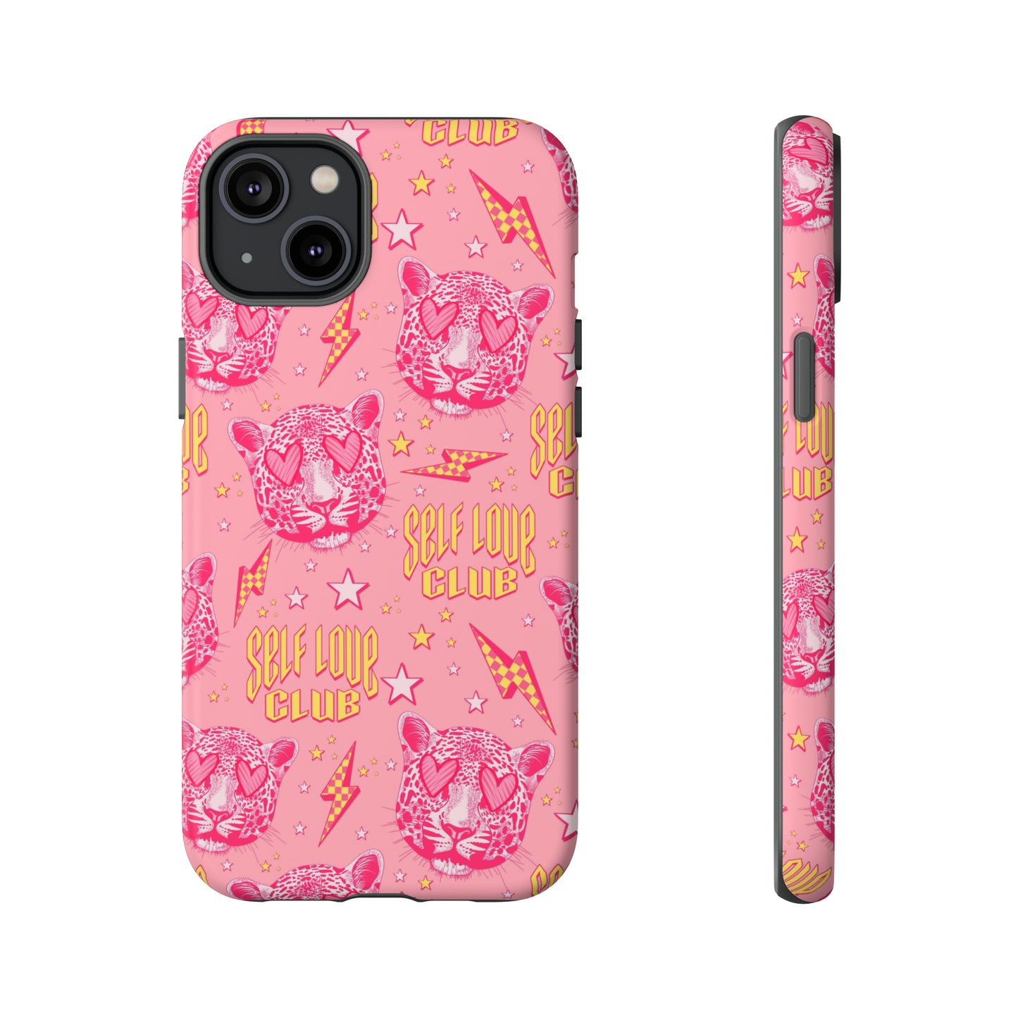 Self Love Club Tiger - Pink iPhone Case