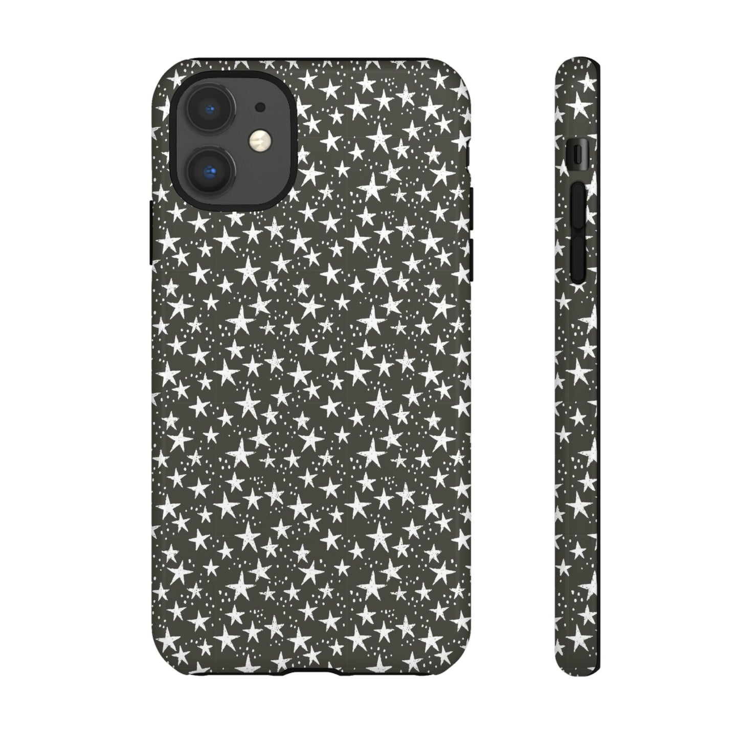 Halloween Stars Black - iPhone Case