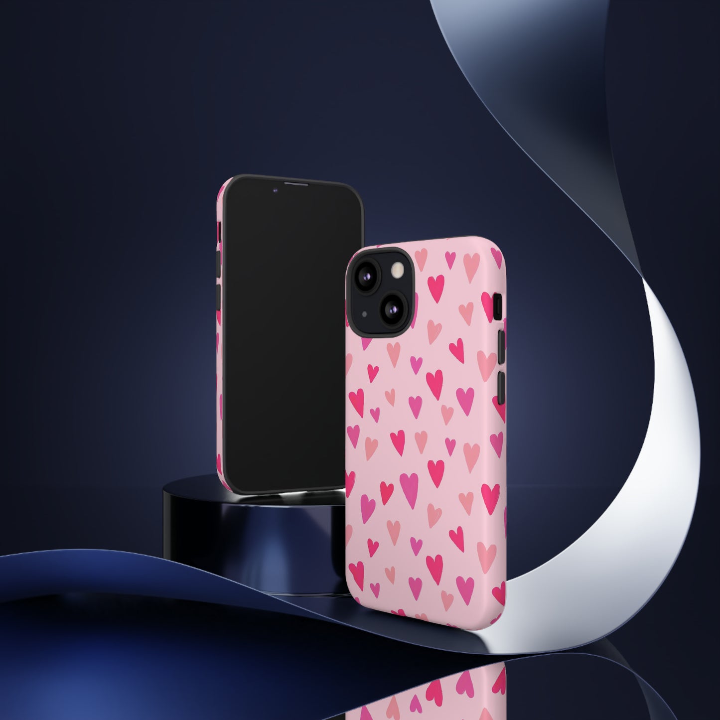 Pink Hearts Valentine iPhone Case