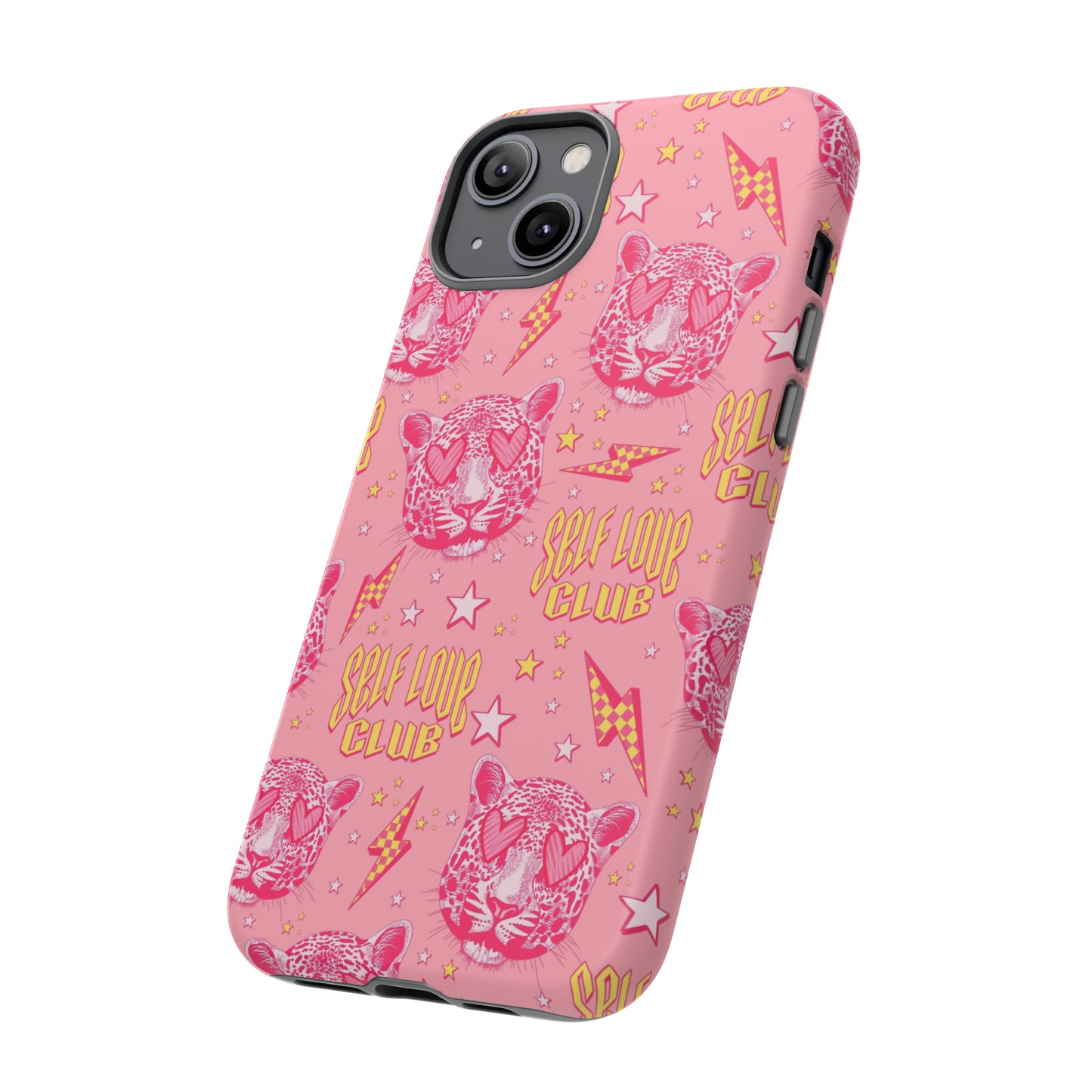 Self Love Club Tiger - Pink iPhone Case