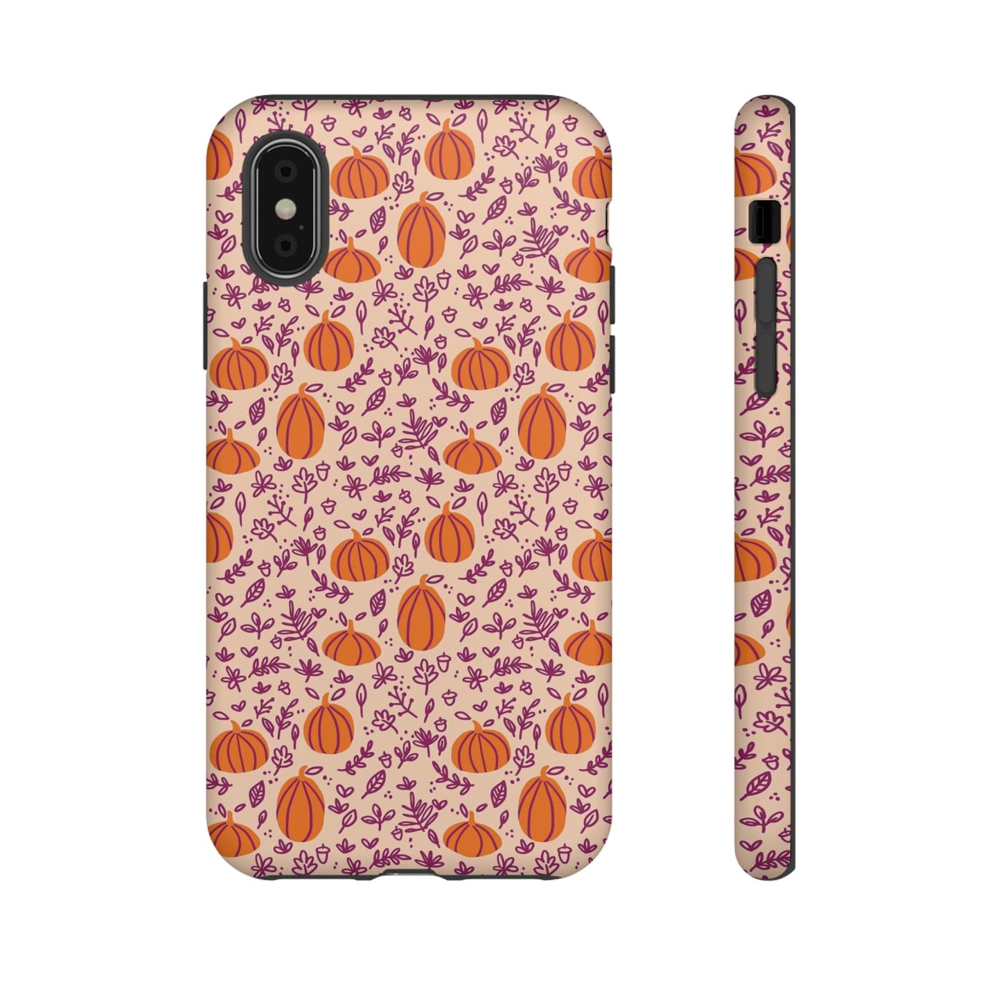 Pumpkin and Doodles Florals - iPhone Case