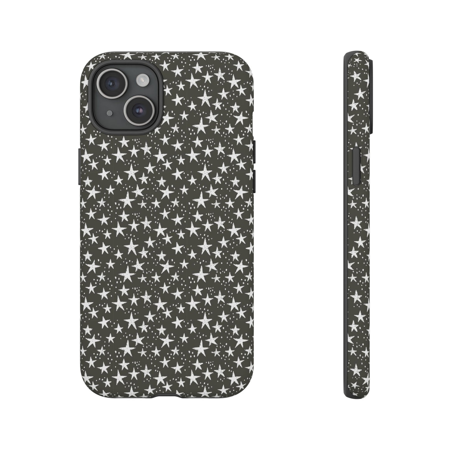 Halloween Stars Black - iPhone Case