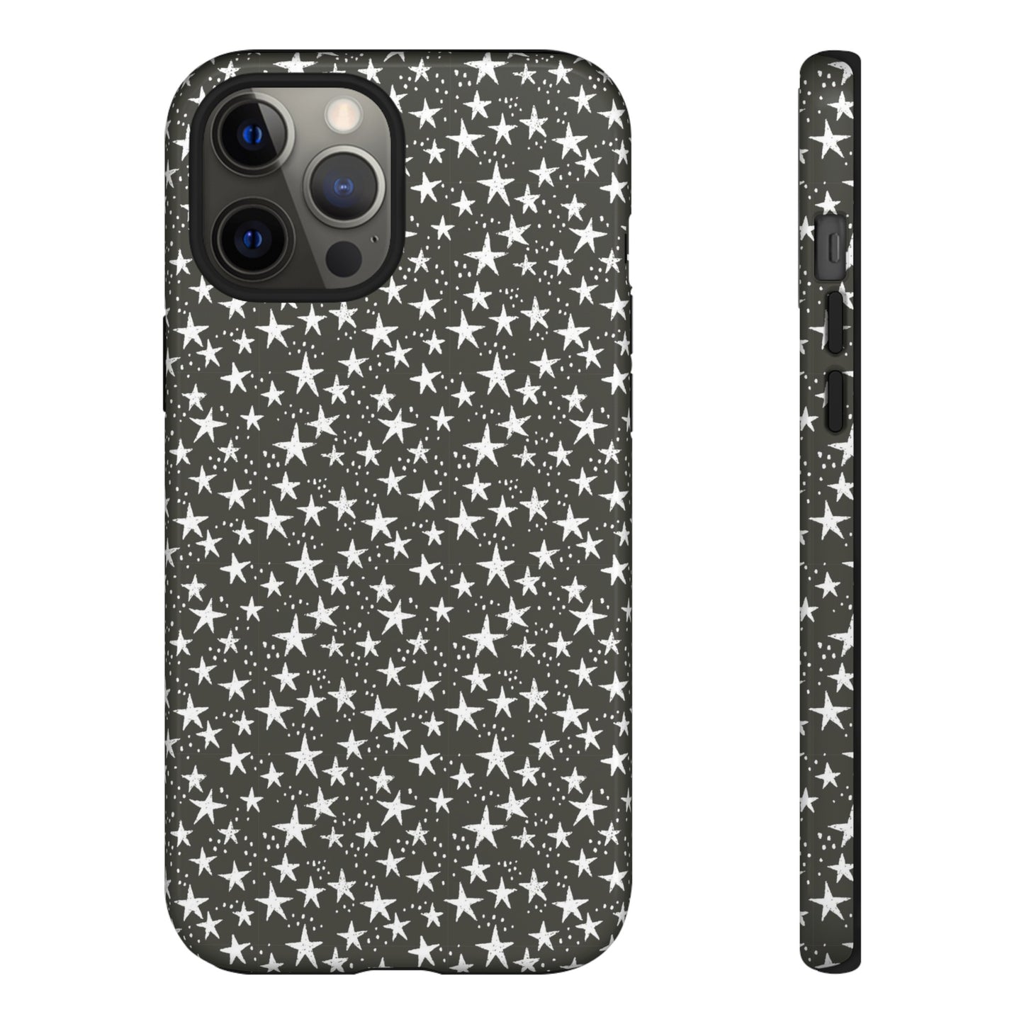 Halloween Stars Black - iPhone Case