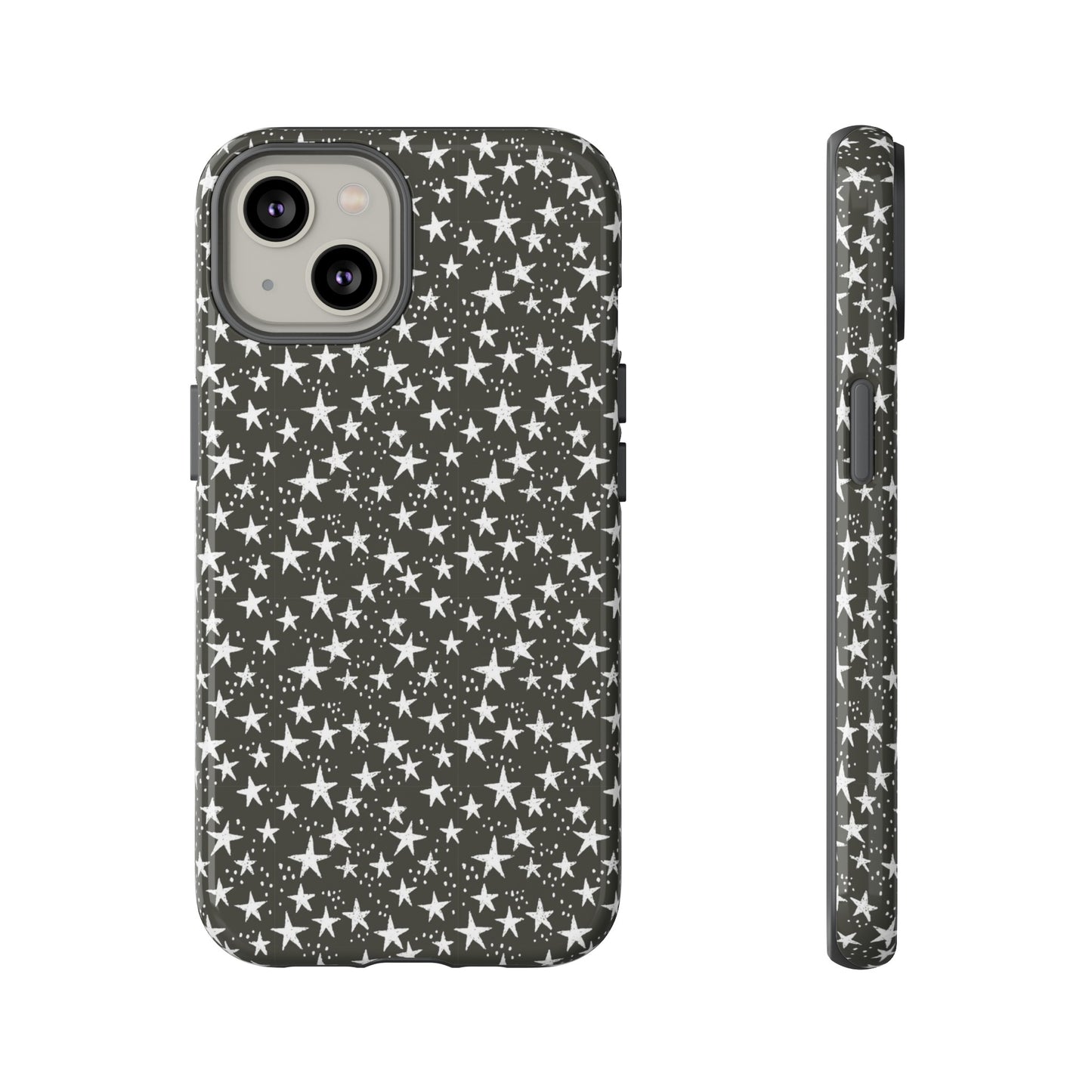 Halloween Stars Black - iPhone Case