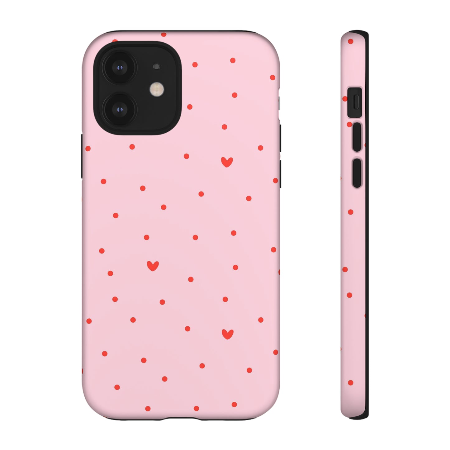 Tiny Hearts on Pink - iPhone Case