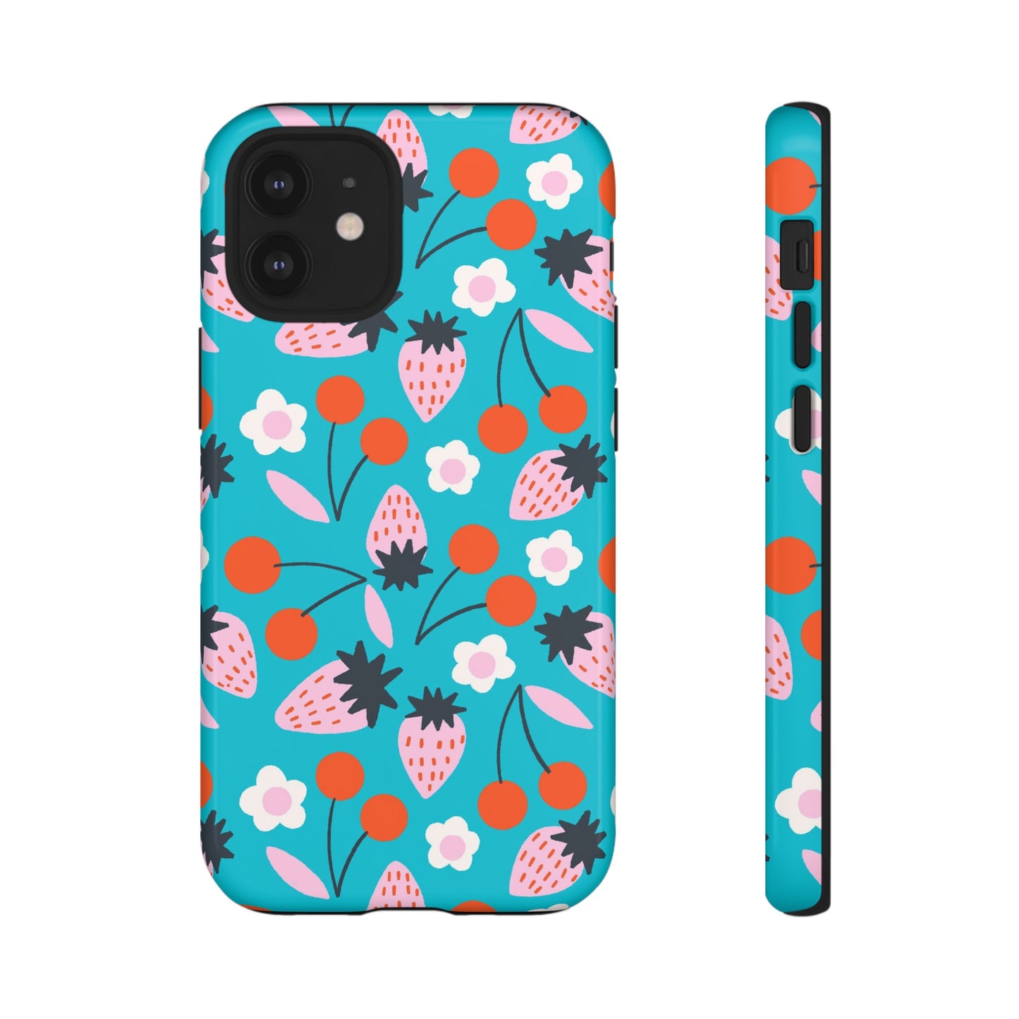 Summer Berries Blue - iPhone Case