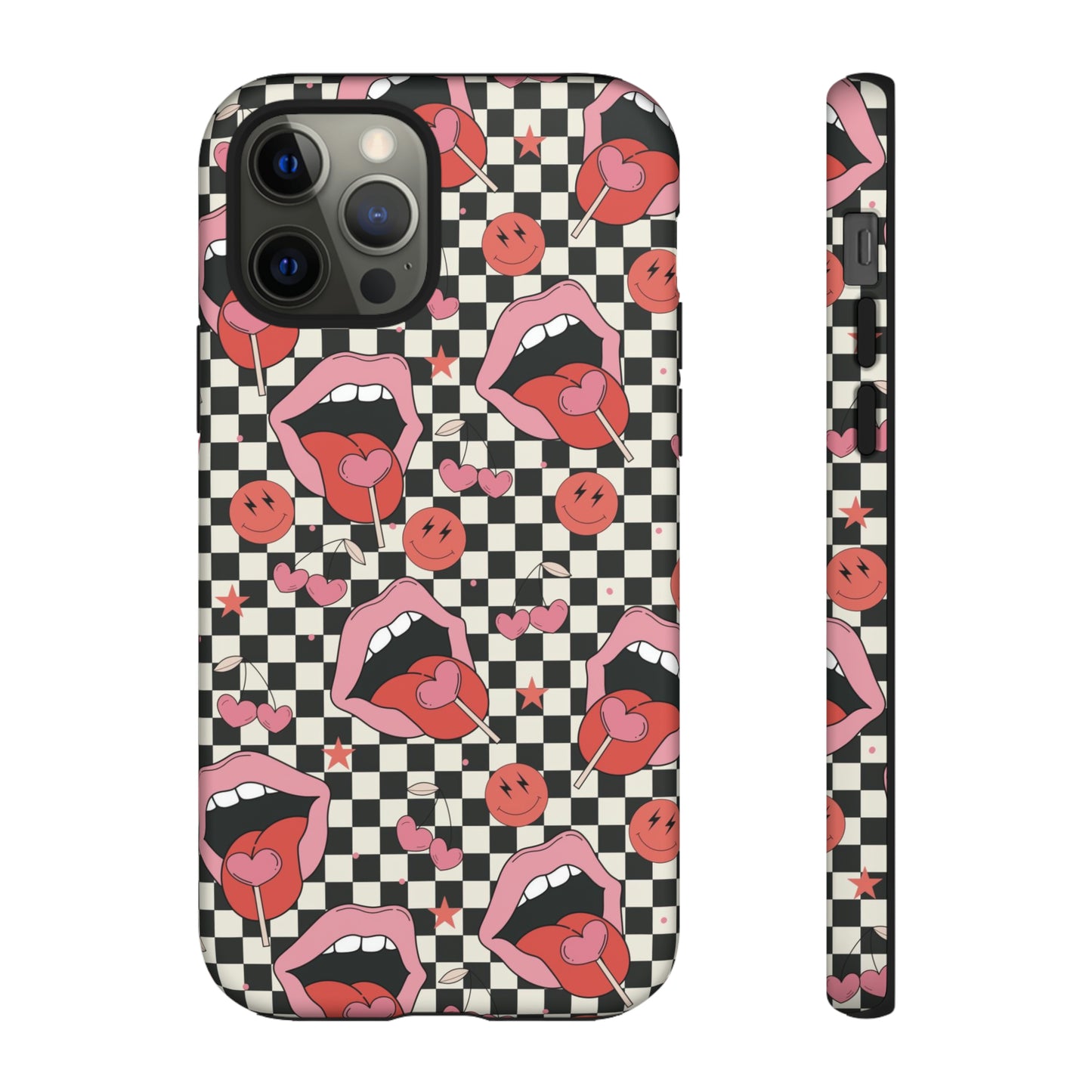 Retro Lips Smile - iPhone Case