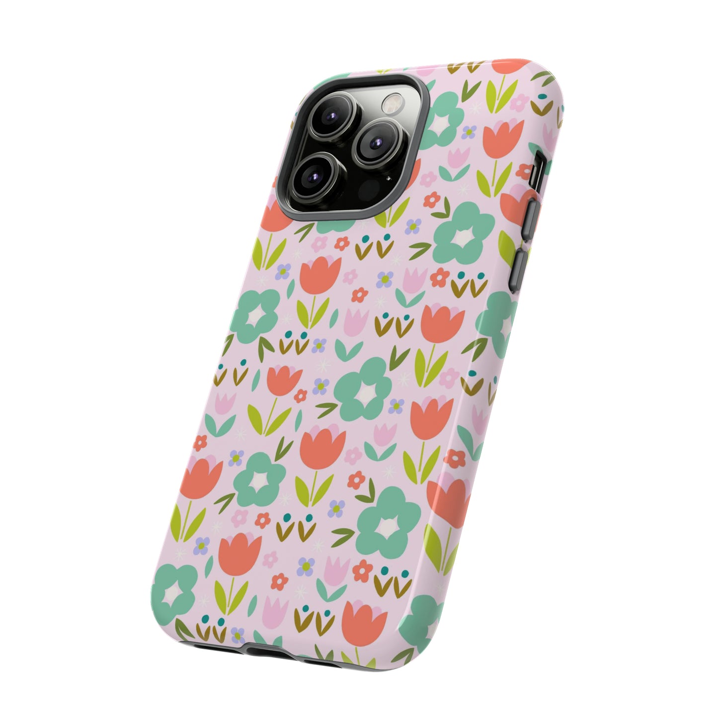 Mod Pink Flowers - iPhone Case