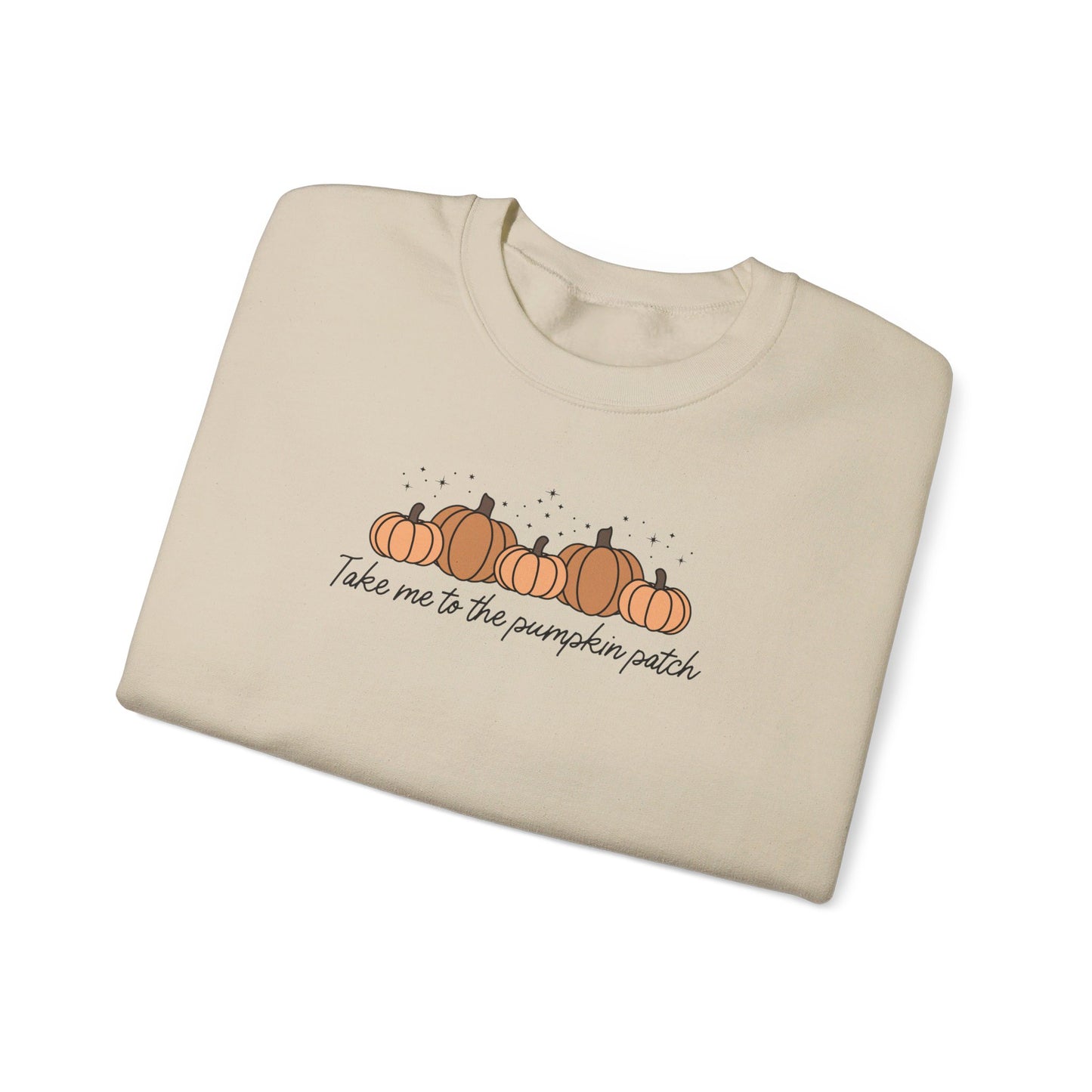 Take Me To The Pumpkin Patch Autumn Fall Sweatshirt - Unisex Heavy Blend™ Crewneck Sweatshirt