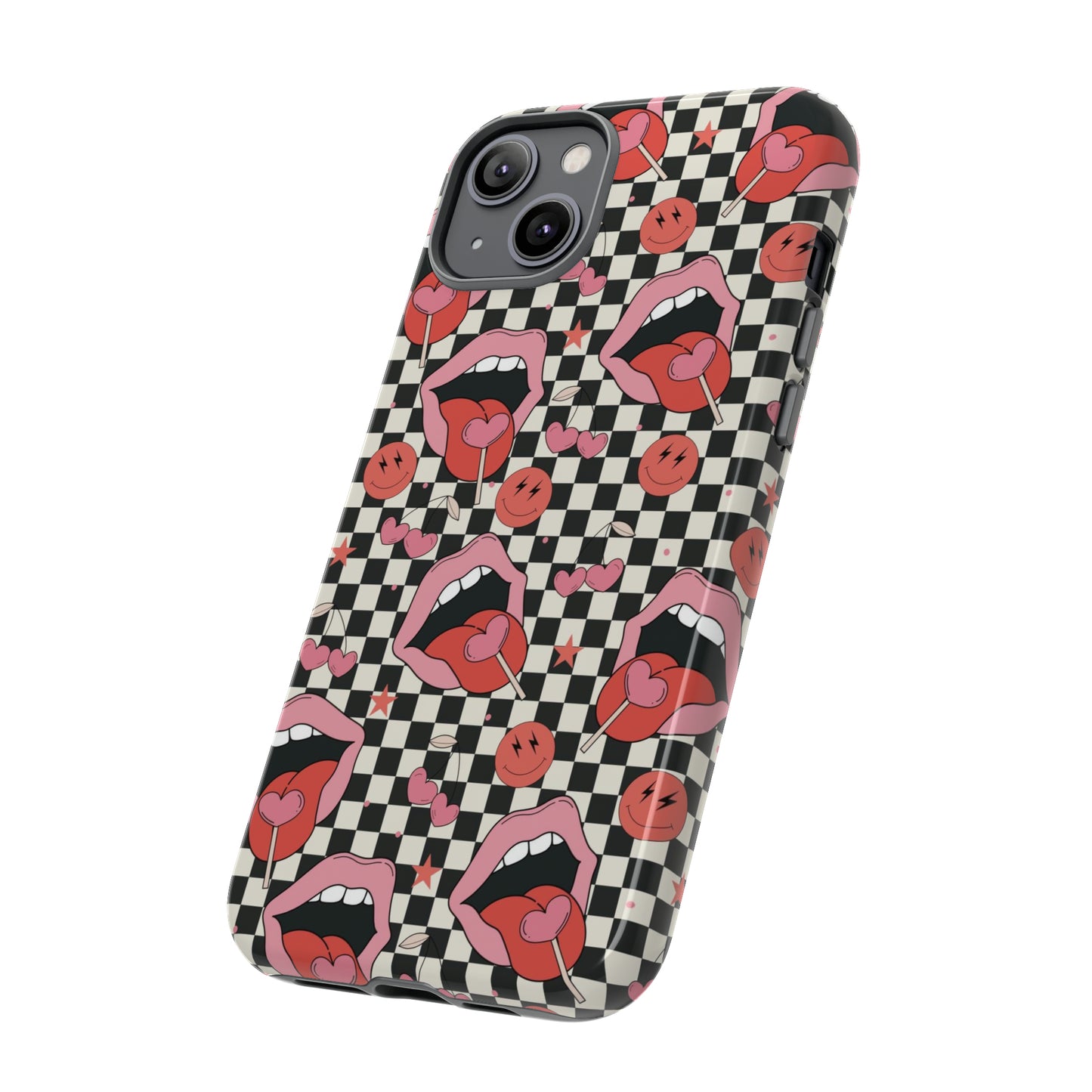 Retro Lips Smile - iPhone Case