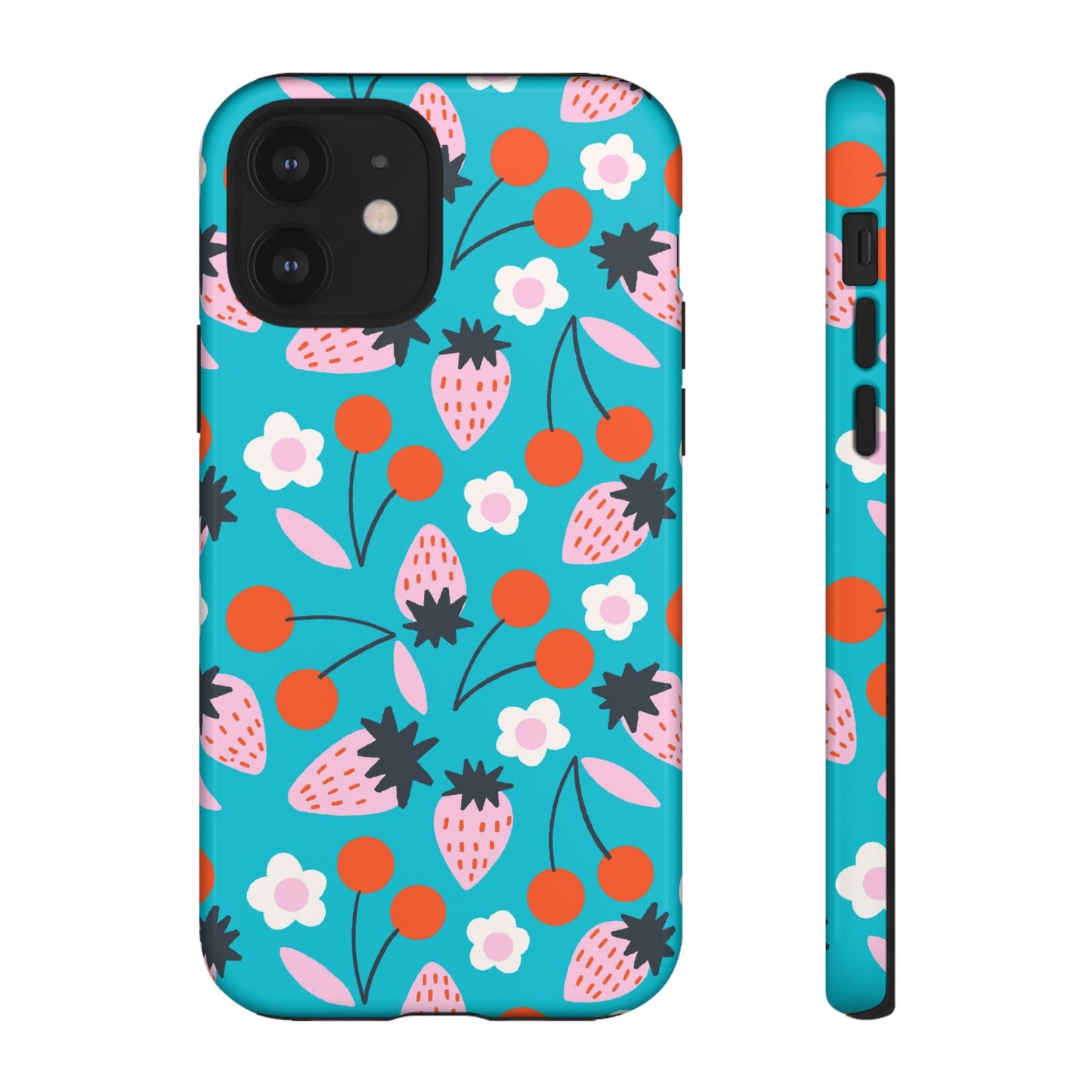 Summer Berries Blue - iPhone Case