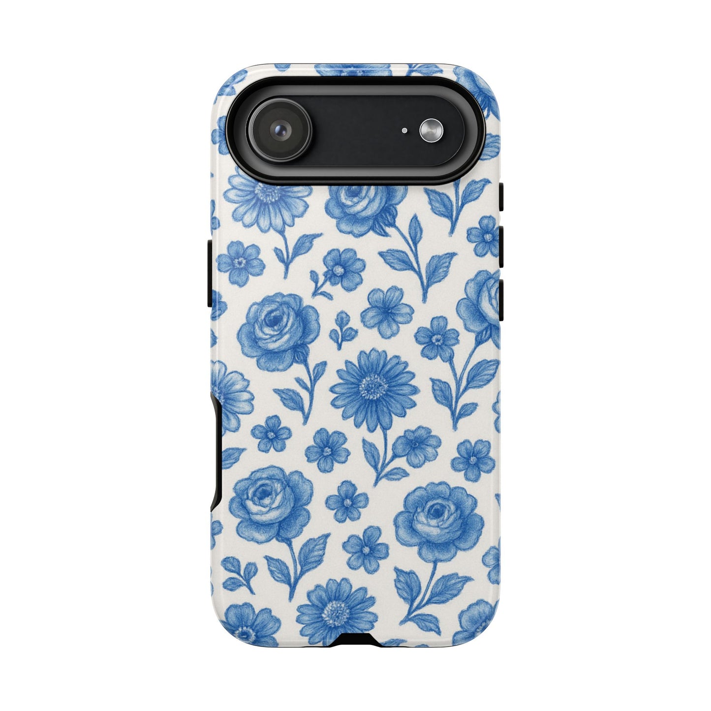Blue Flowers - iPhone Case