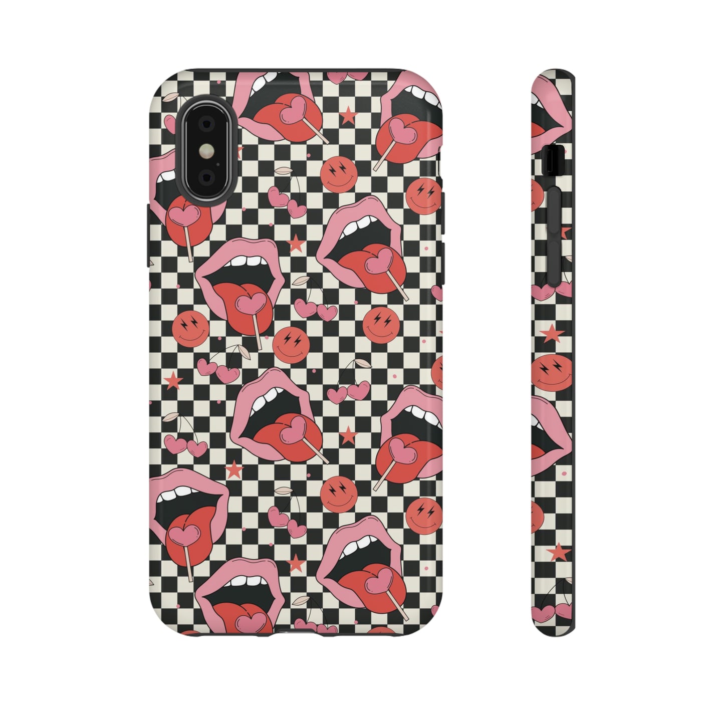 Retro Lips Smile - iPhone Case