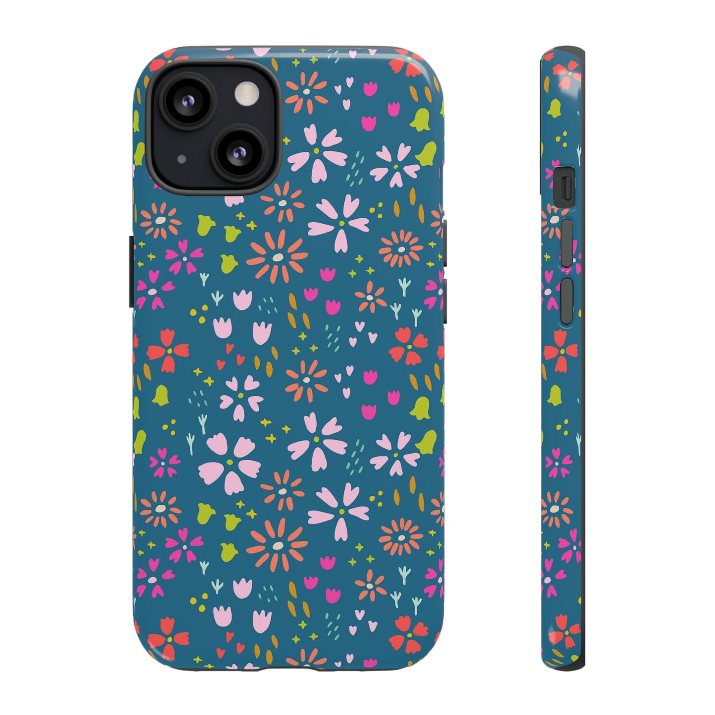 Blue Spring Florals - iPhone Case