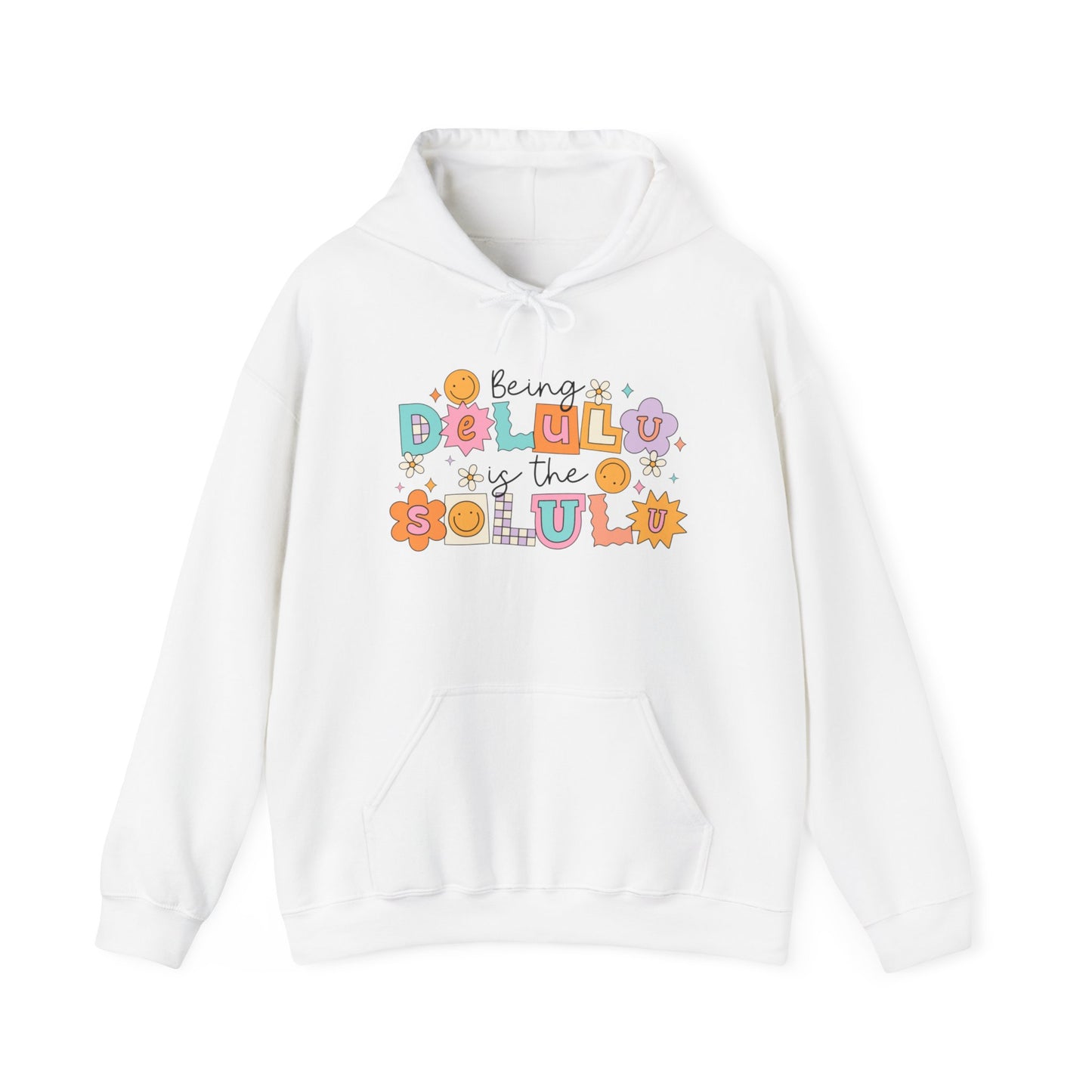 DELULU Cute Hoodie Sweatshirt